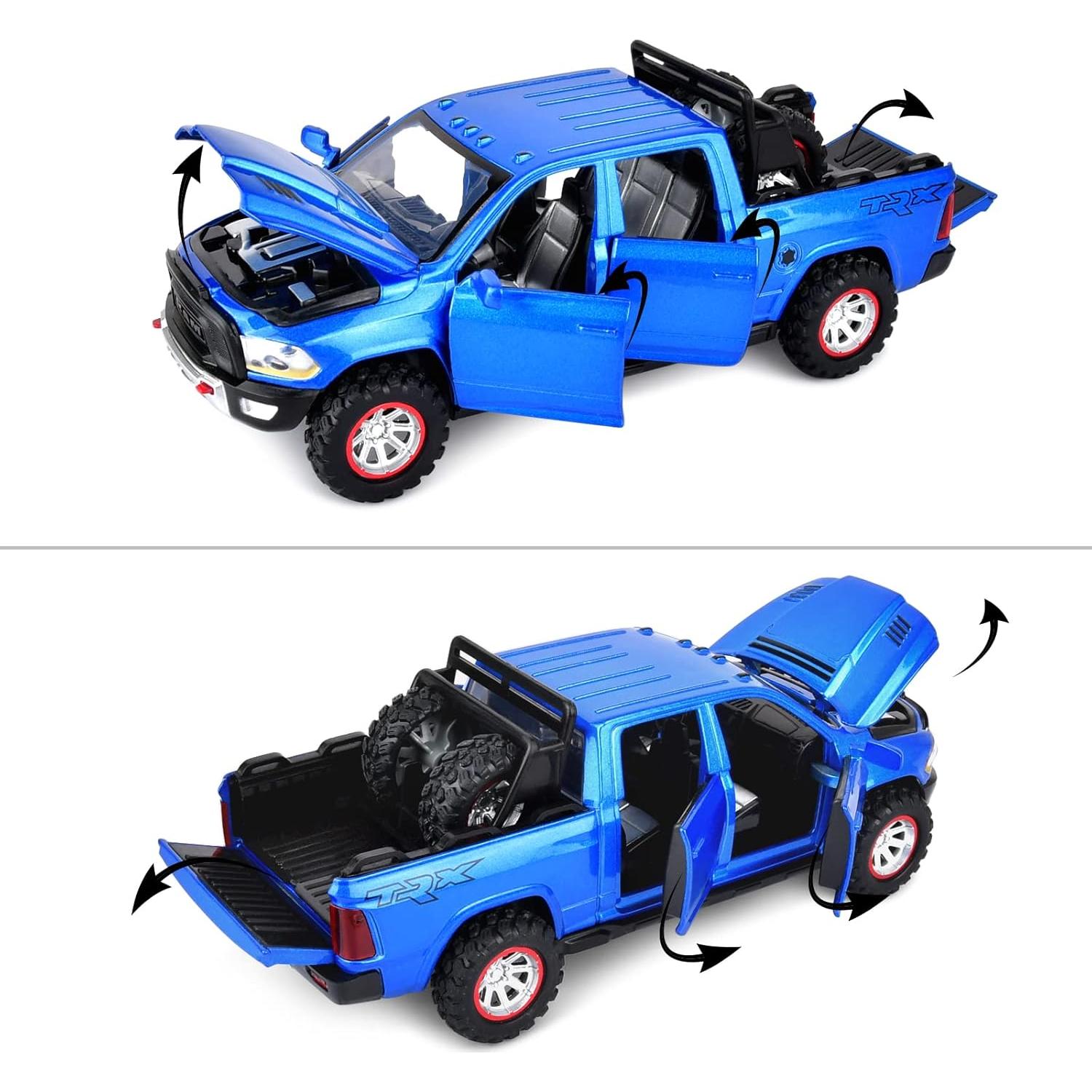 Camioneta RAM 1500 de Metal Fundido con Luces y Sonido