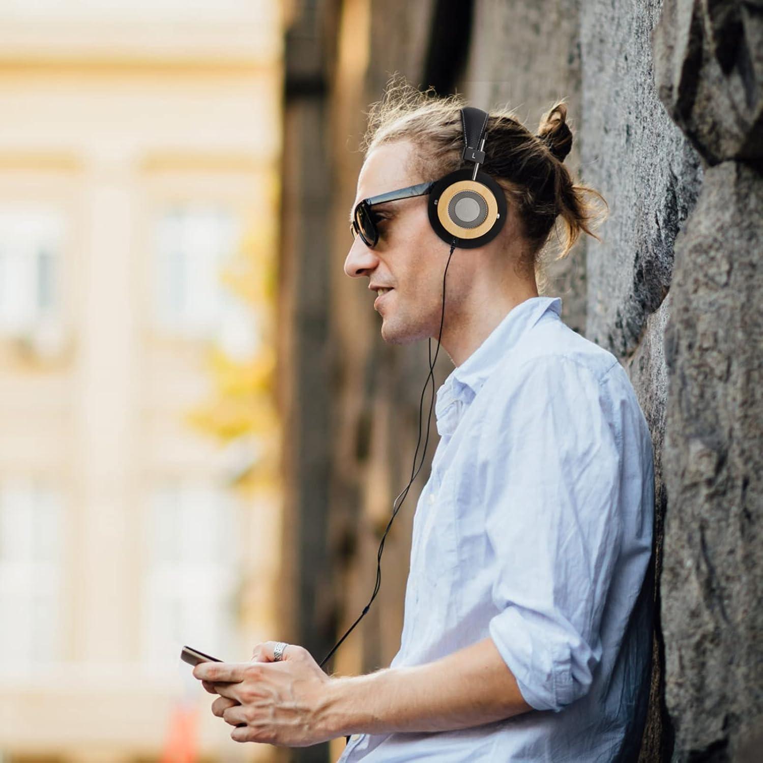 Auriculares Abiertos OKCSC WTD-3 de Madera de Arce 40mm