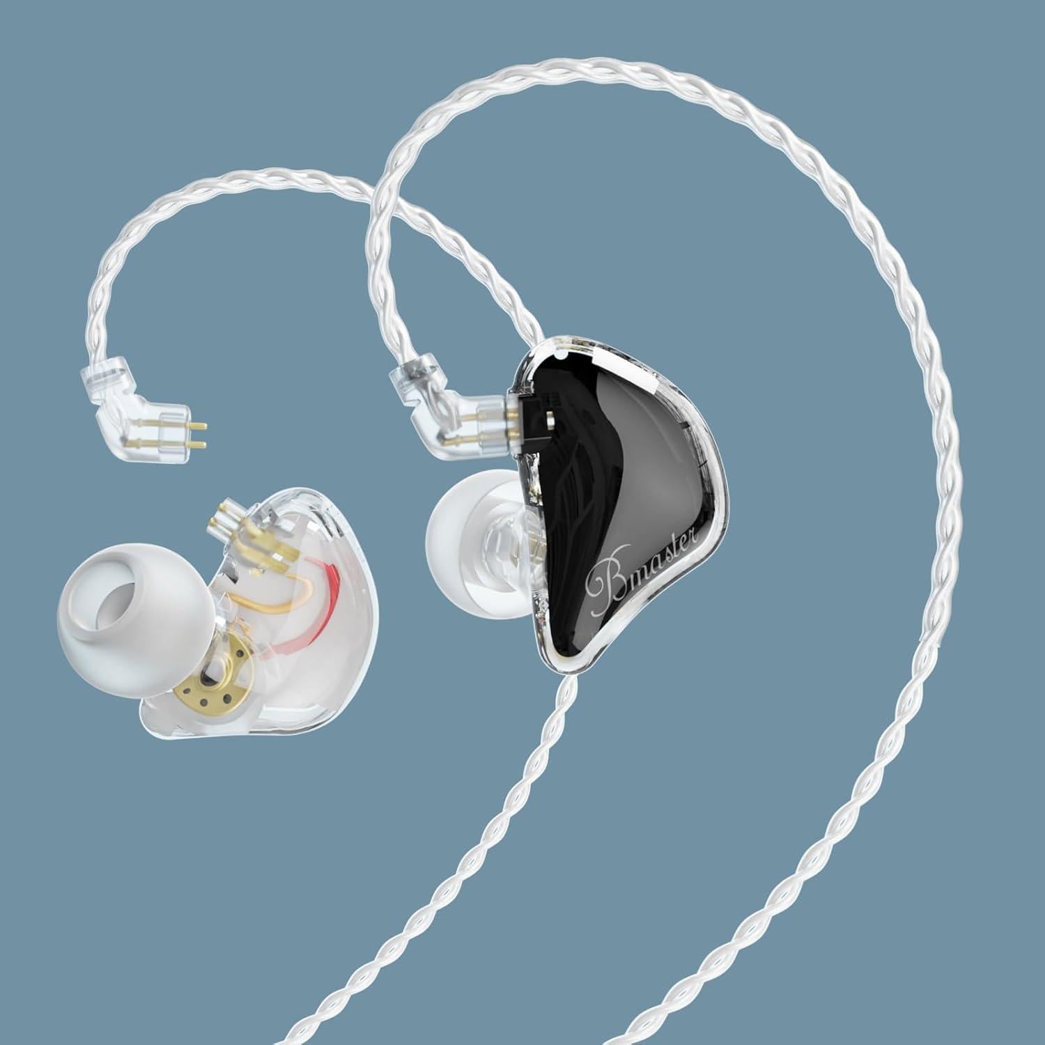 Auriculares Intrauditivos BASN Bmaster Pro 2-Pin HiFi Estéreo