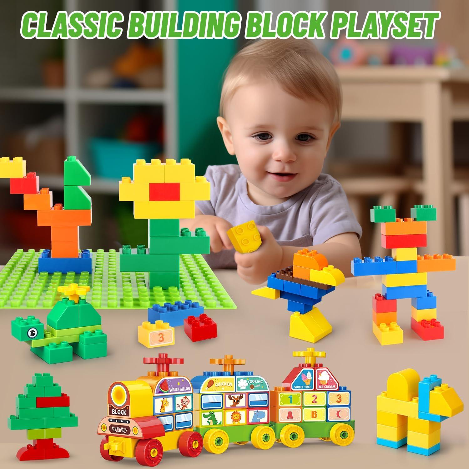 Bloques de Construcción VConejo 155 Piezas para Niños 2-4 Años