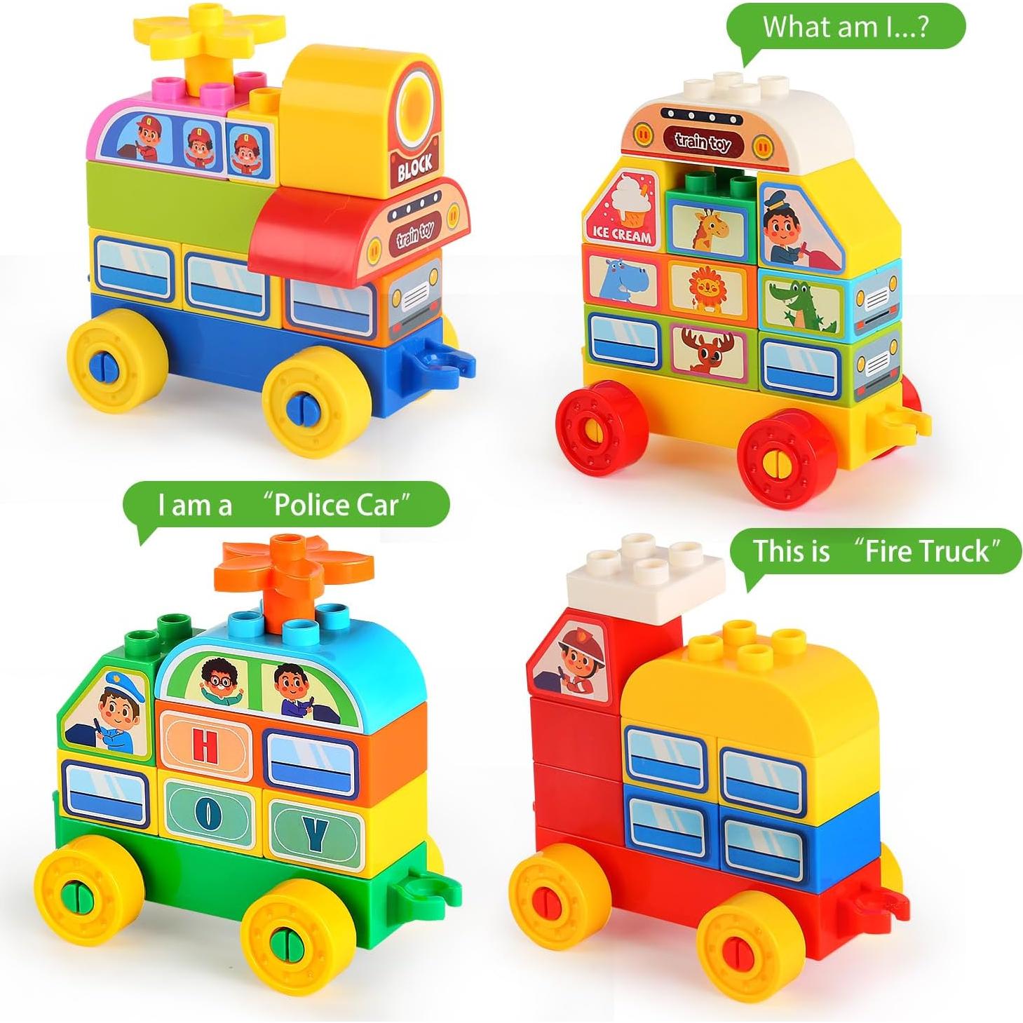 Bloques de Construcción VConejo 155 Piezas para Niños 2-4 Años