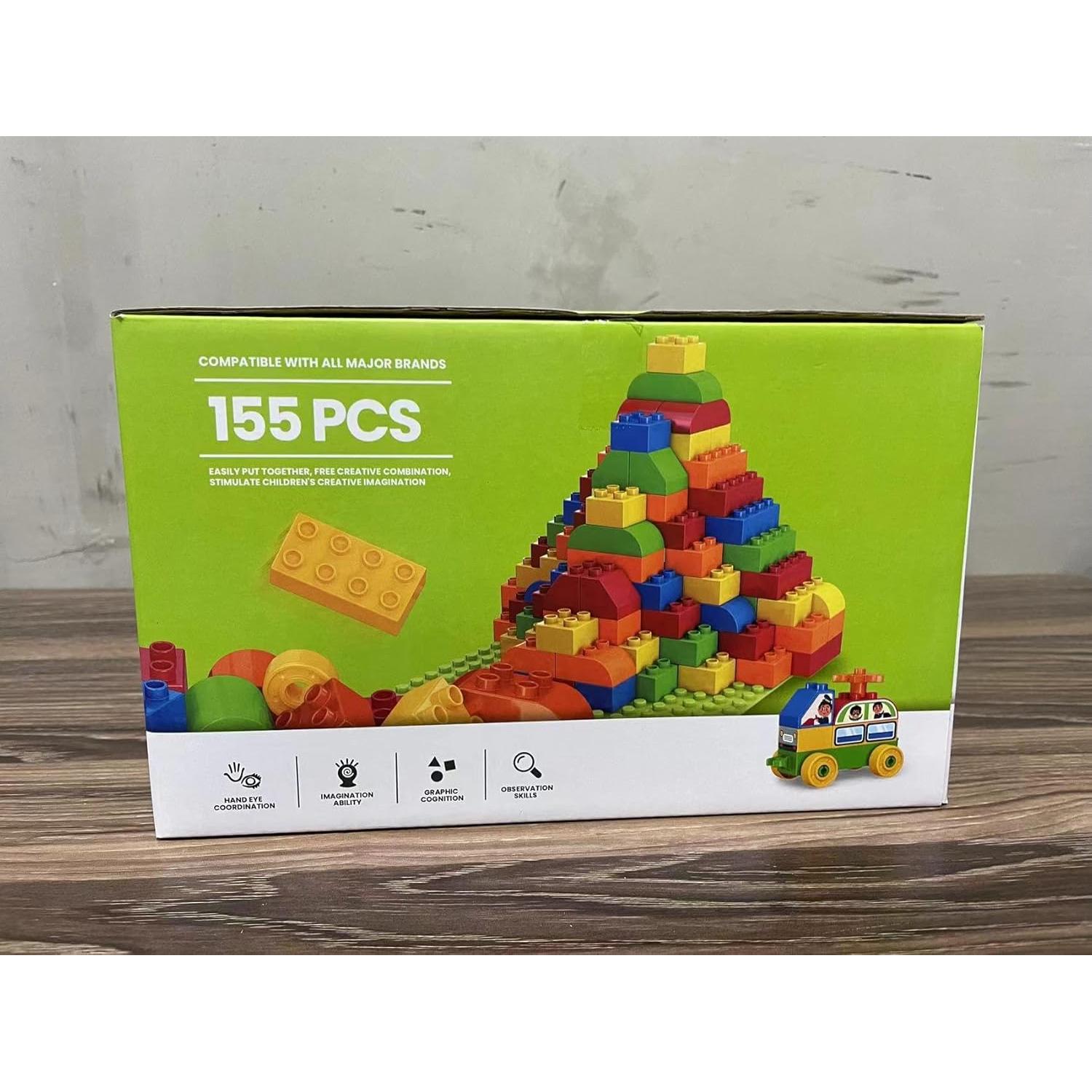 Bloques de Construcción VConejo 155 Piezas para Niños 2-4 Años