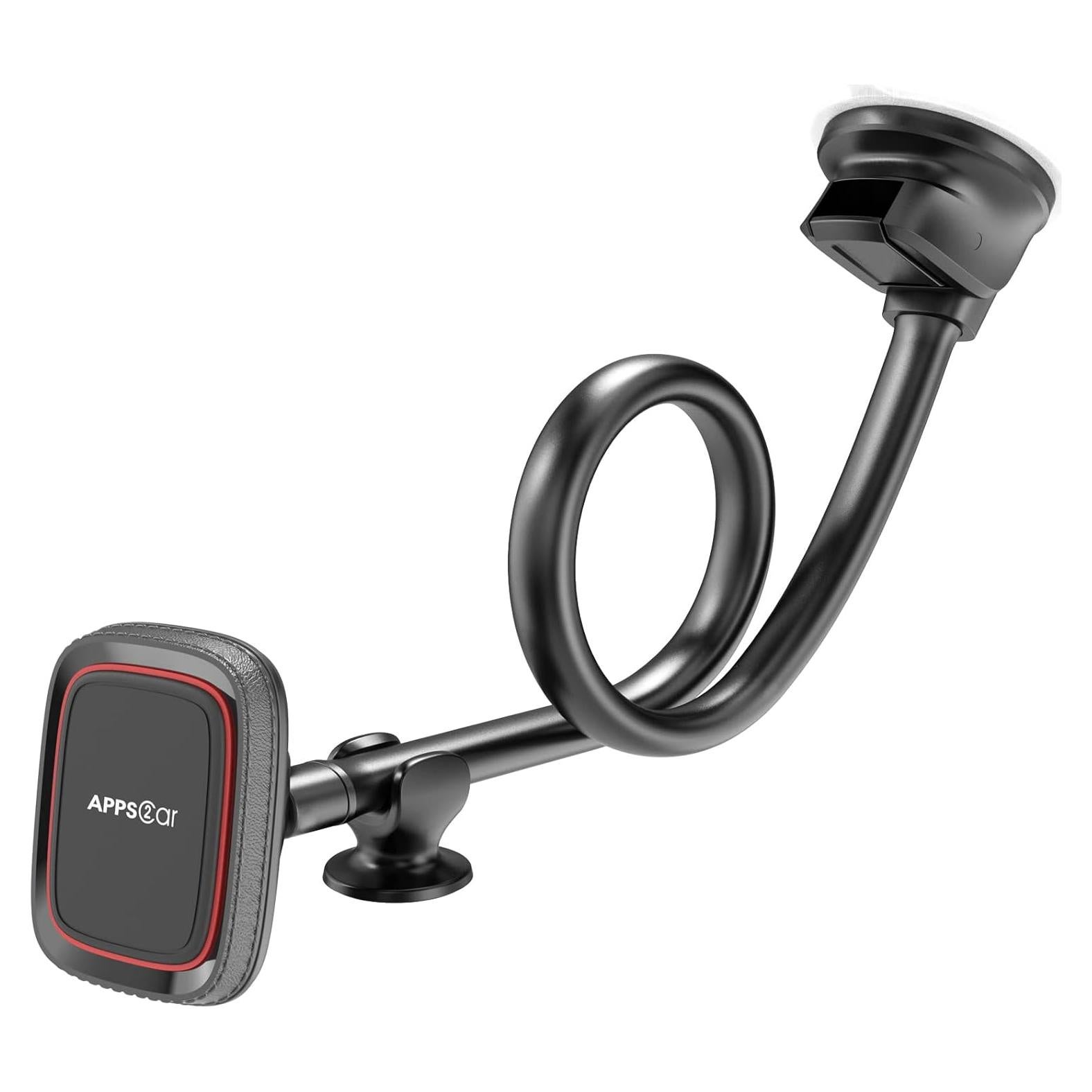 Soporte Magnético para Teléfono de Coche APPS2Car M02PRO-S3L Brazo Largo 33cm