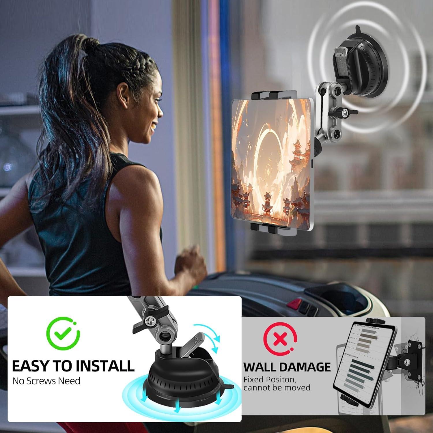 Soporte para Tablet de Aluminio Porfortop 360° para Coche