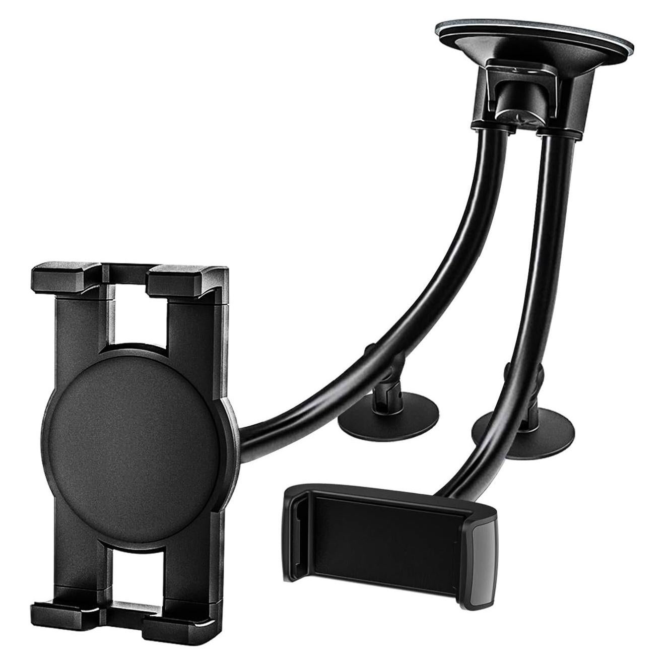 Soporte de Tablet y Teléfono para Coche Woleyi Doble Brazo 36cm