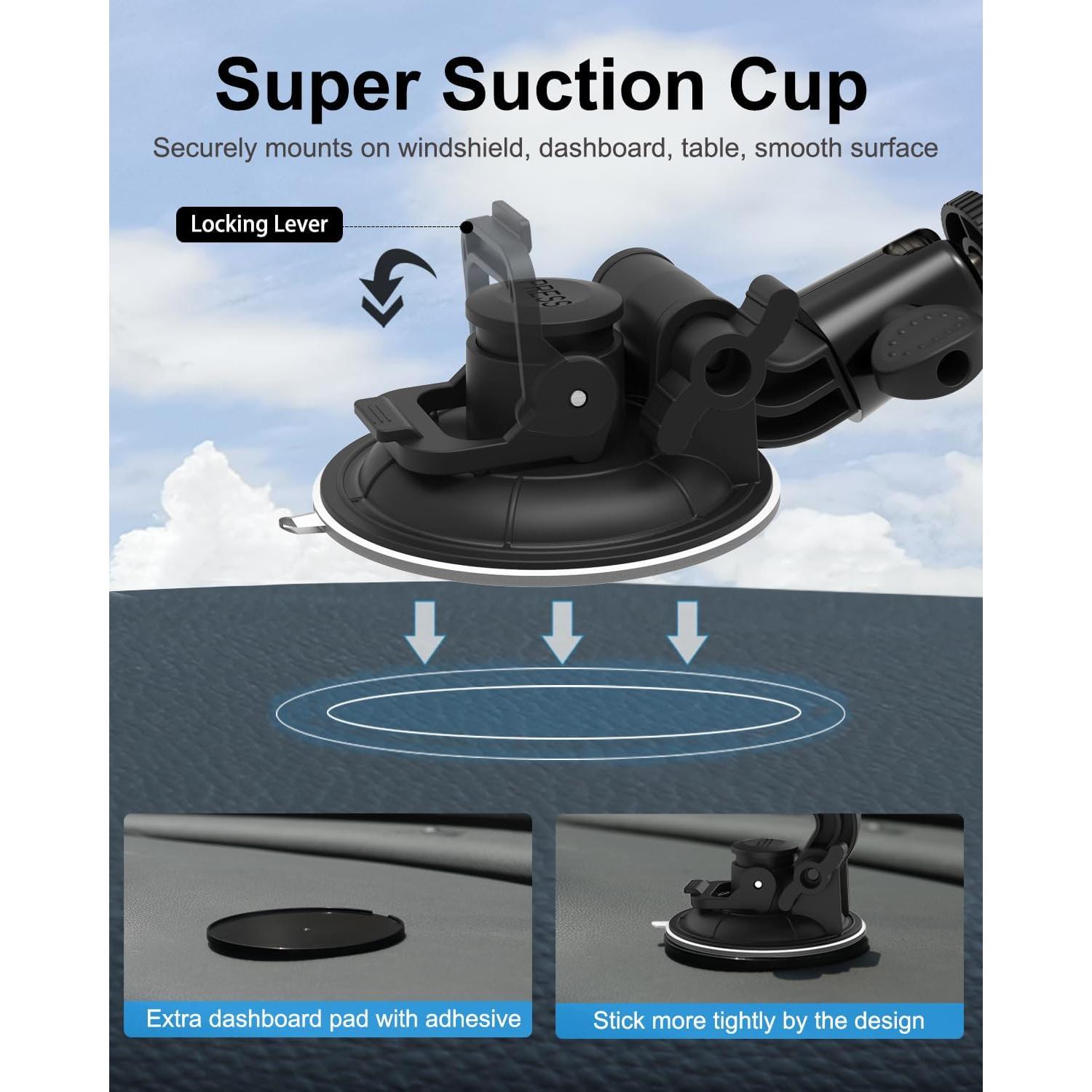 Soporte de Tablet para Coche Dosvsi con Ventosa 93mm 4-13"