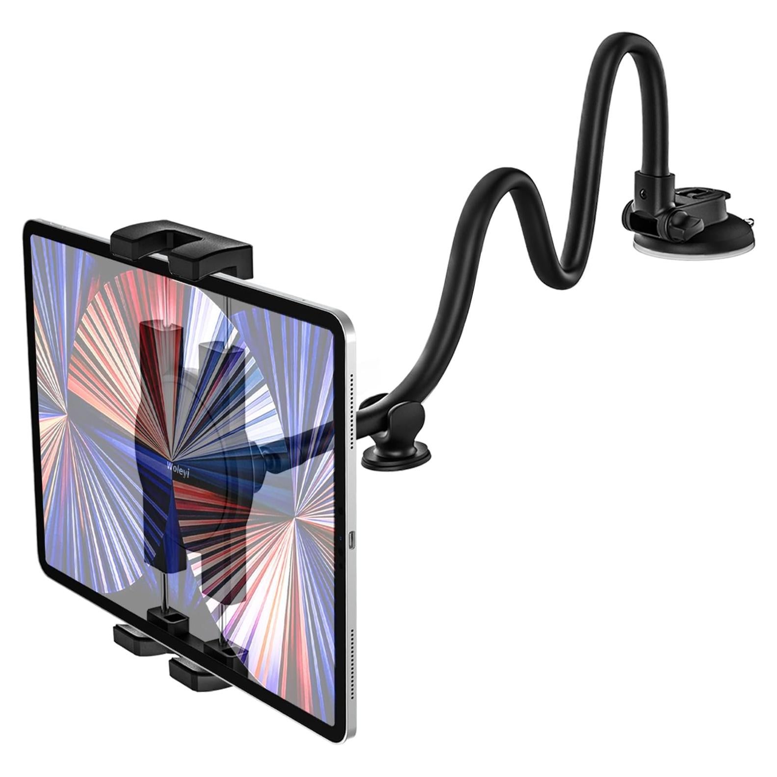 Soporte de Tableta Woleyi para Coche con Ventosa Ajustable