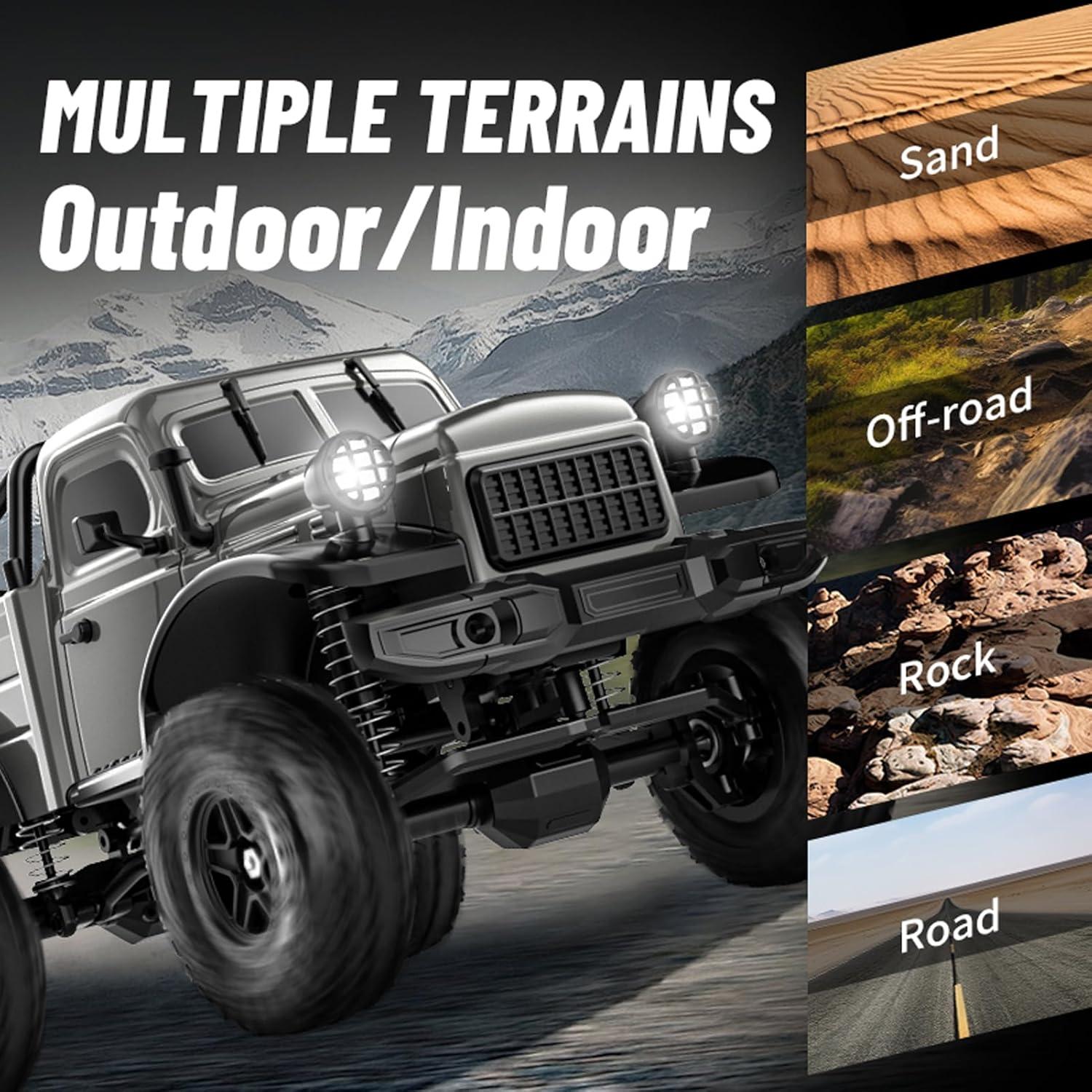 RC Pickup Dodge C8813 1:18 Control Remoto Todo Terreno