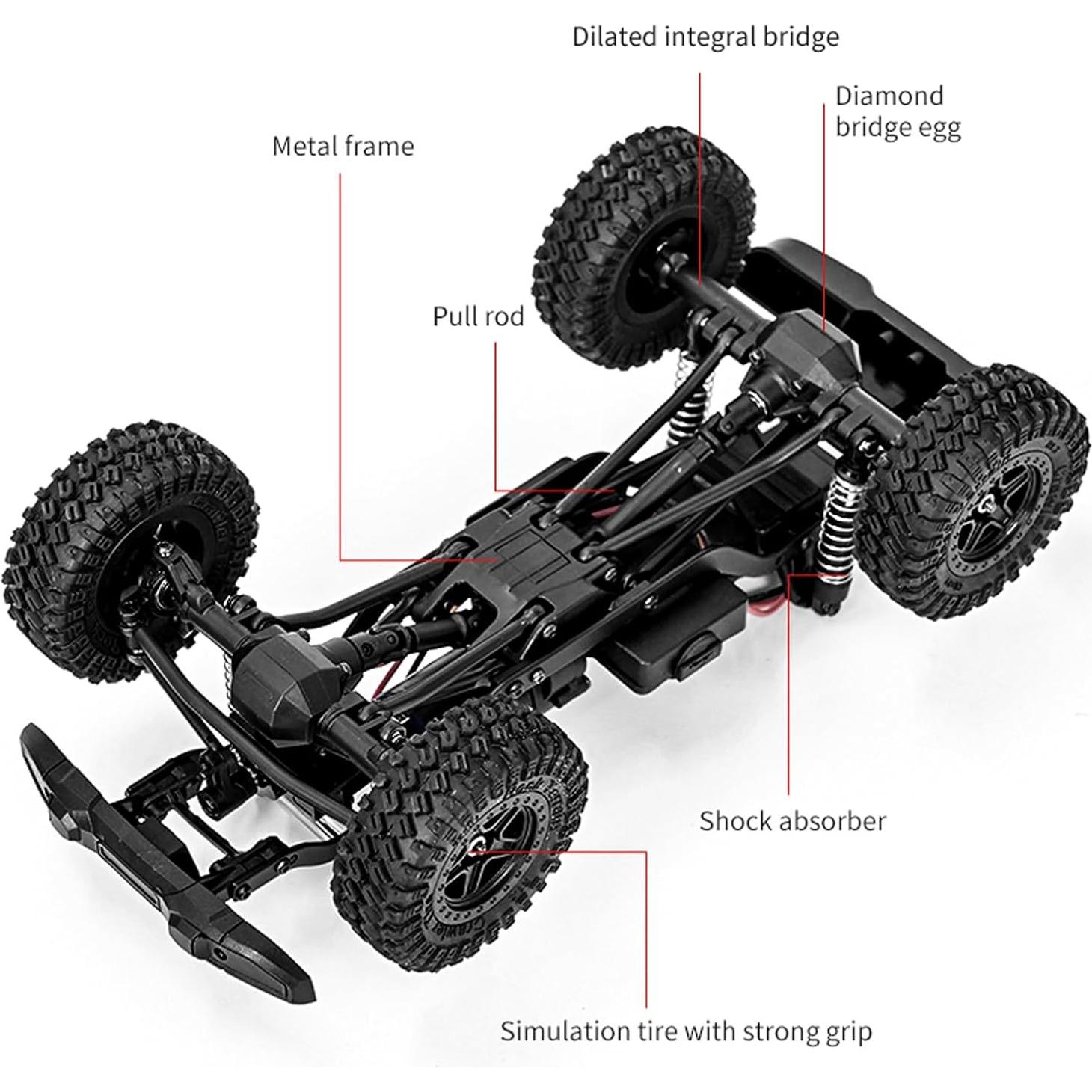 RC Pickup Dodge C8813 1:18 Control Remoto Todo Terreno