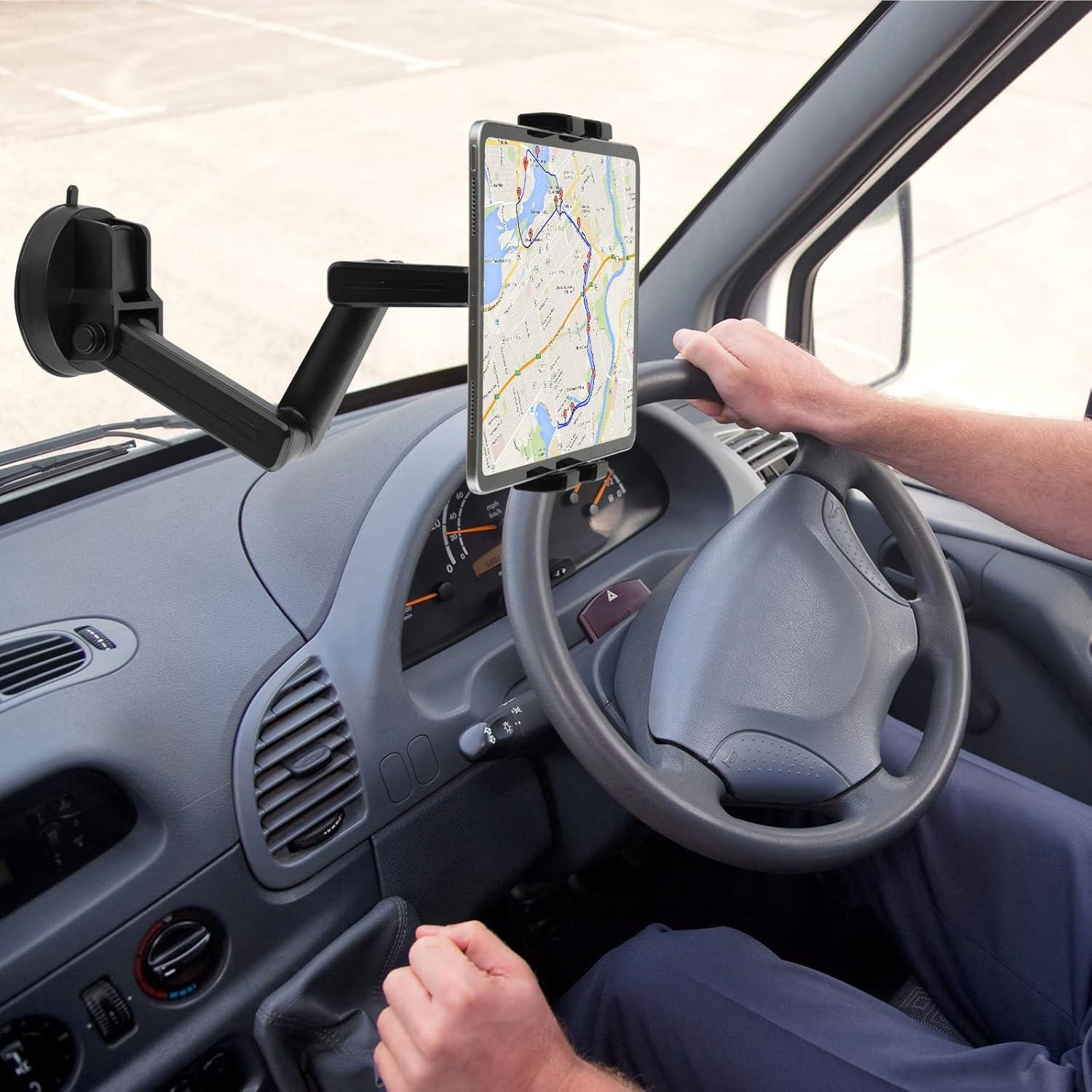 Soporte de Tablet para Camión Mippko - Ventosa 11 cm Ajustable