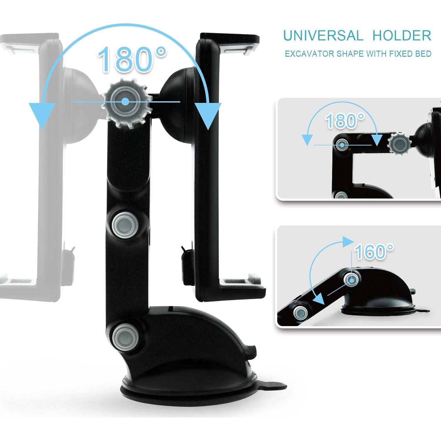 Soporte Universal para Tableta Esoulk en Parabrisas - Ajustable
