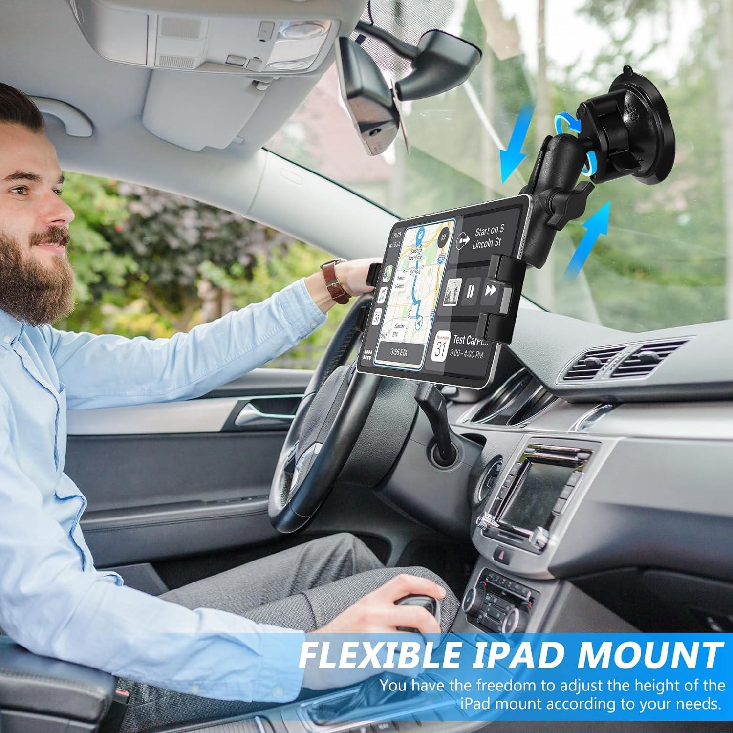 Soporte de Tableta de Metal RomHaus para Coche 7-14.6"