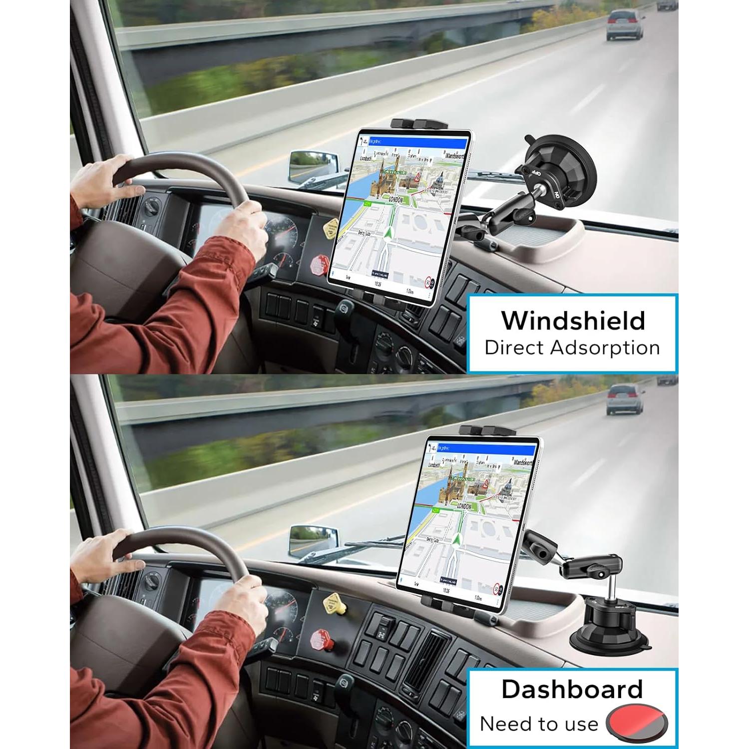 Soporte para Tableta GDZN con Ventosa para Coche 4-13"