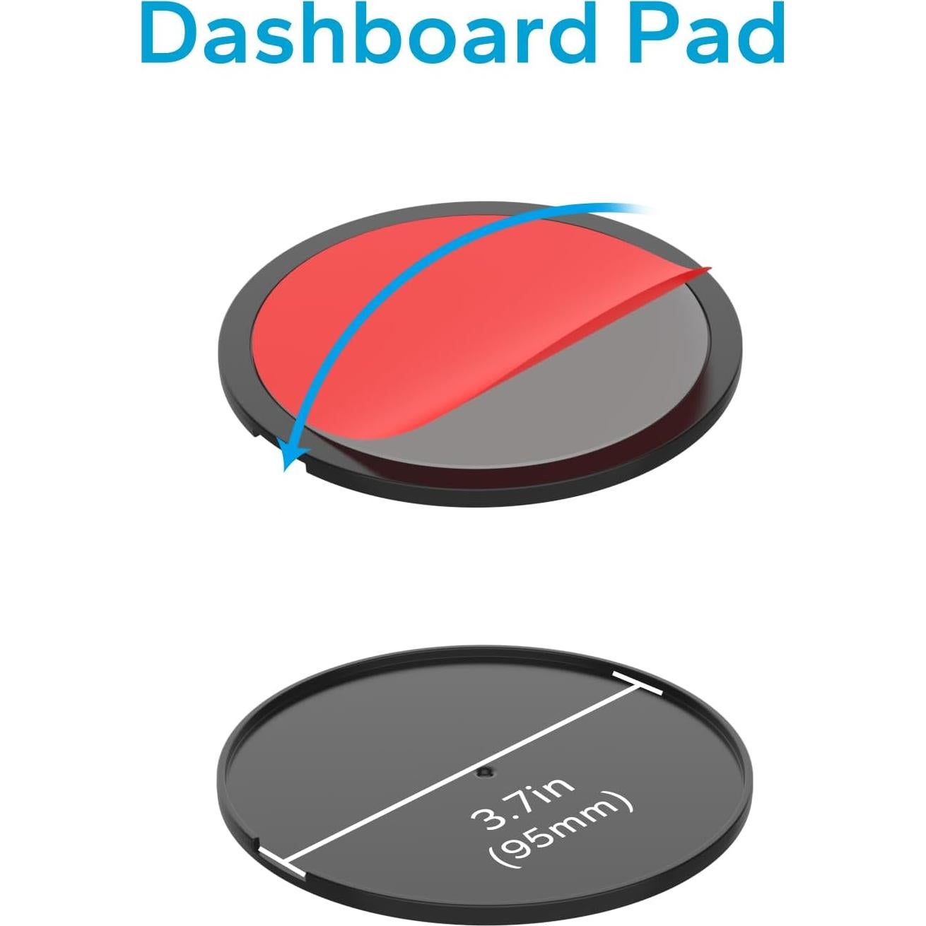 Soporte para Tableta GDZN con Ventosa para Coche 4-13"