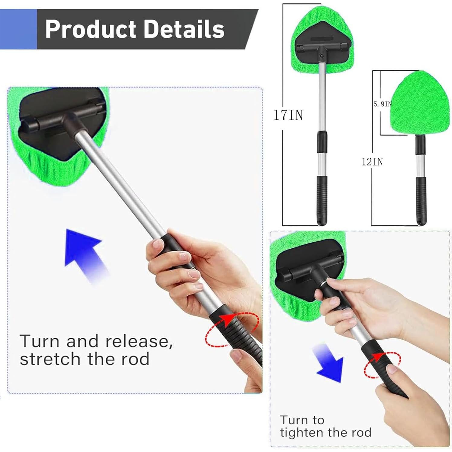 Limpiaparabrisas de Auto DESIN CS-B-3j con Mango Extensible