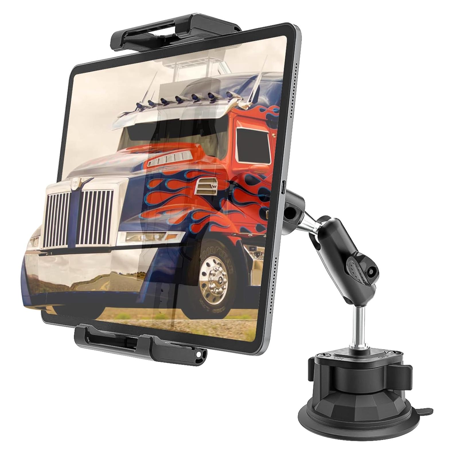 Soporte para Tablet de Coche NATDETC con Ventosa 360°