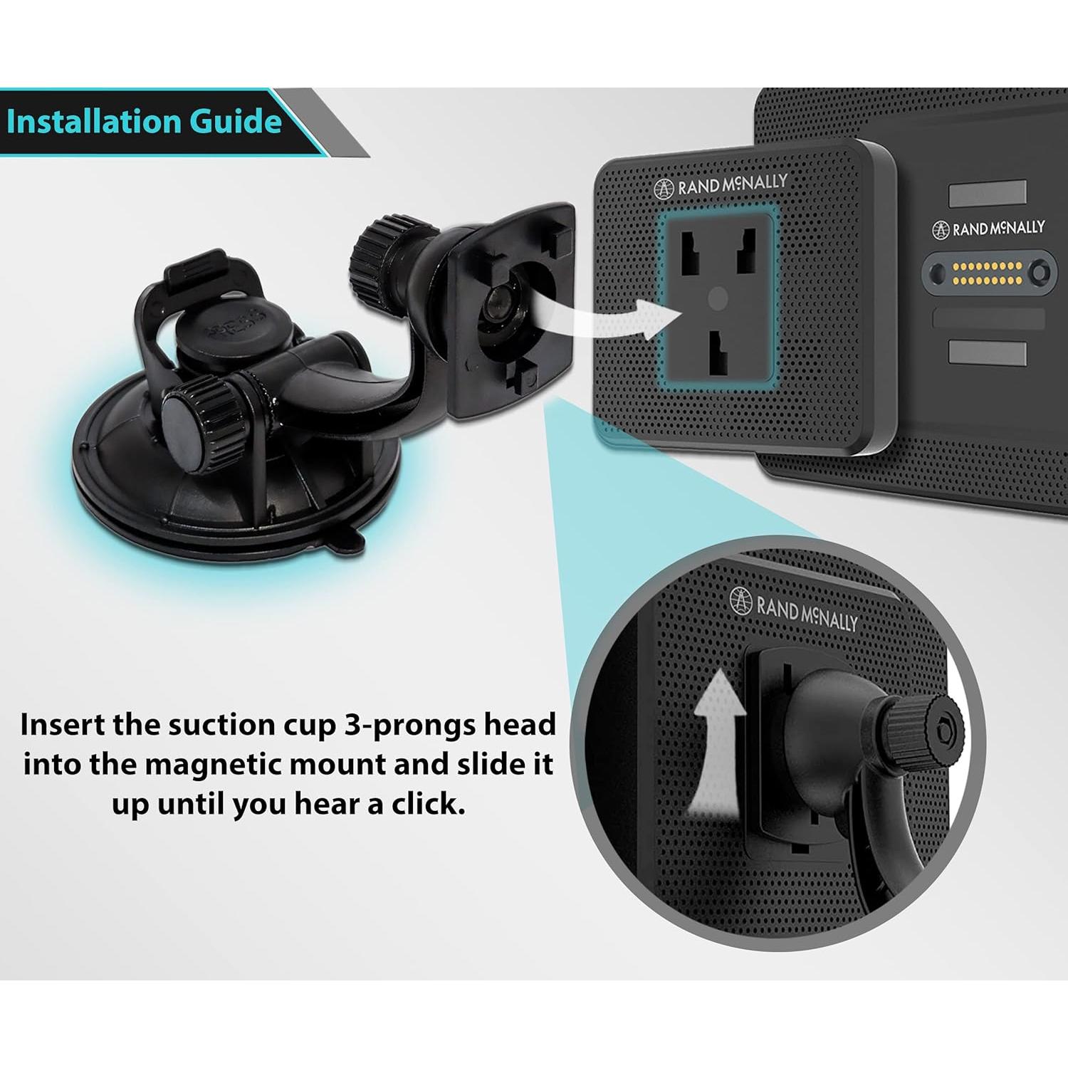 Soporte de Ventosa para Parabrisas Ramtech SCMO para Tablet GPS