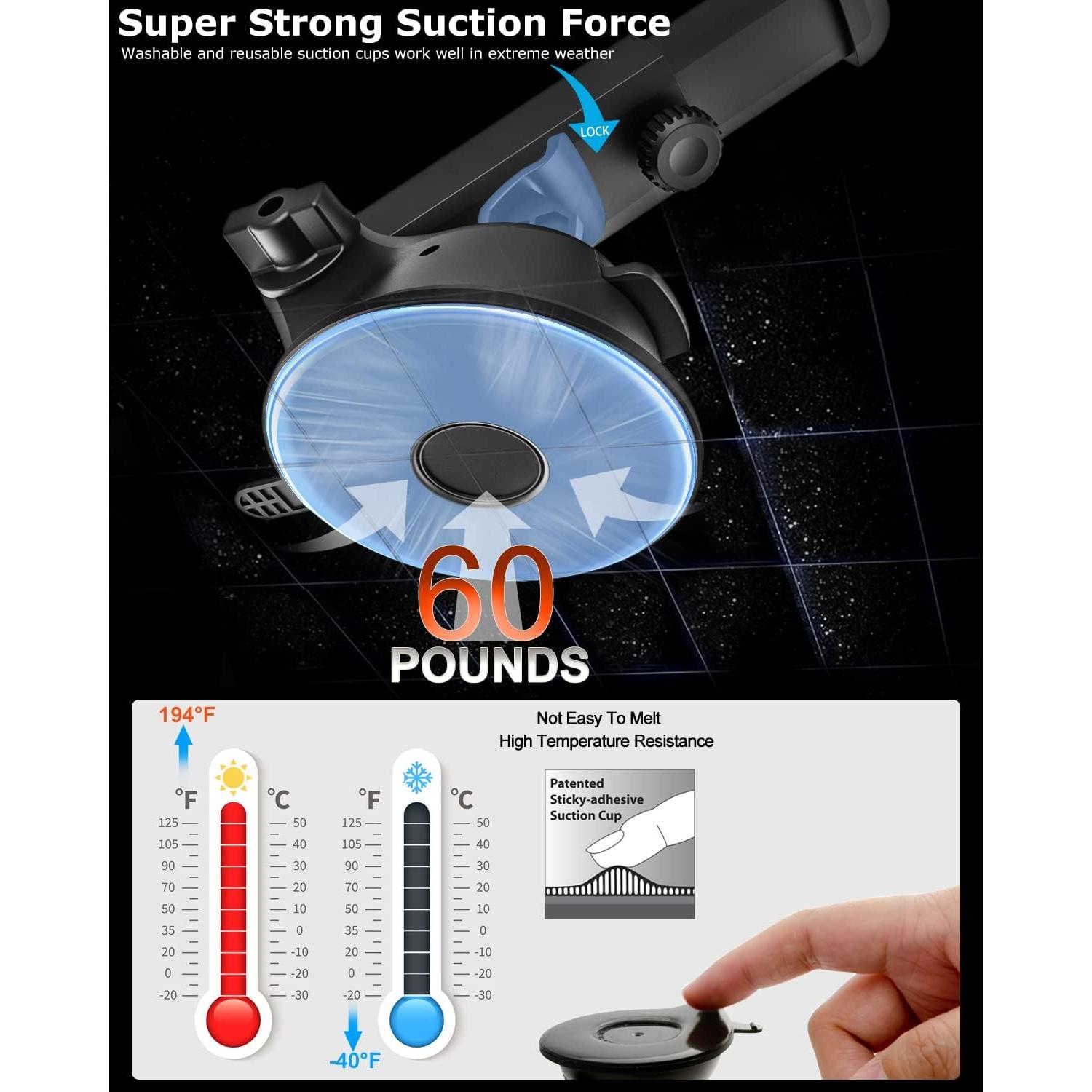 Soporte para Tablet y Smartphone Woleyi 3 en 1 para Coche