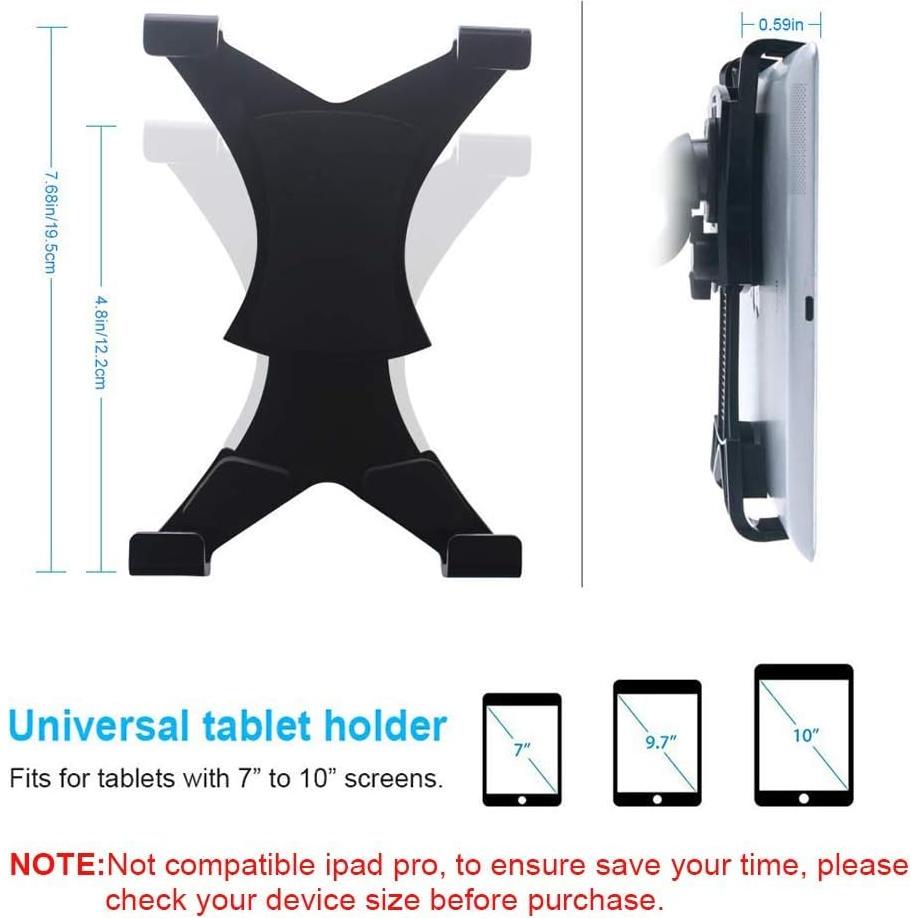 Soporte para Tablet en Coche Wellinterest 7-10" Ventosa