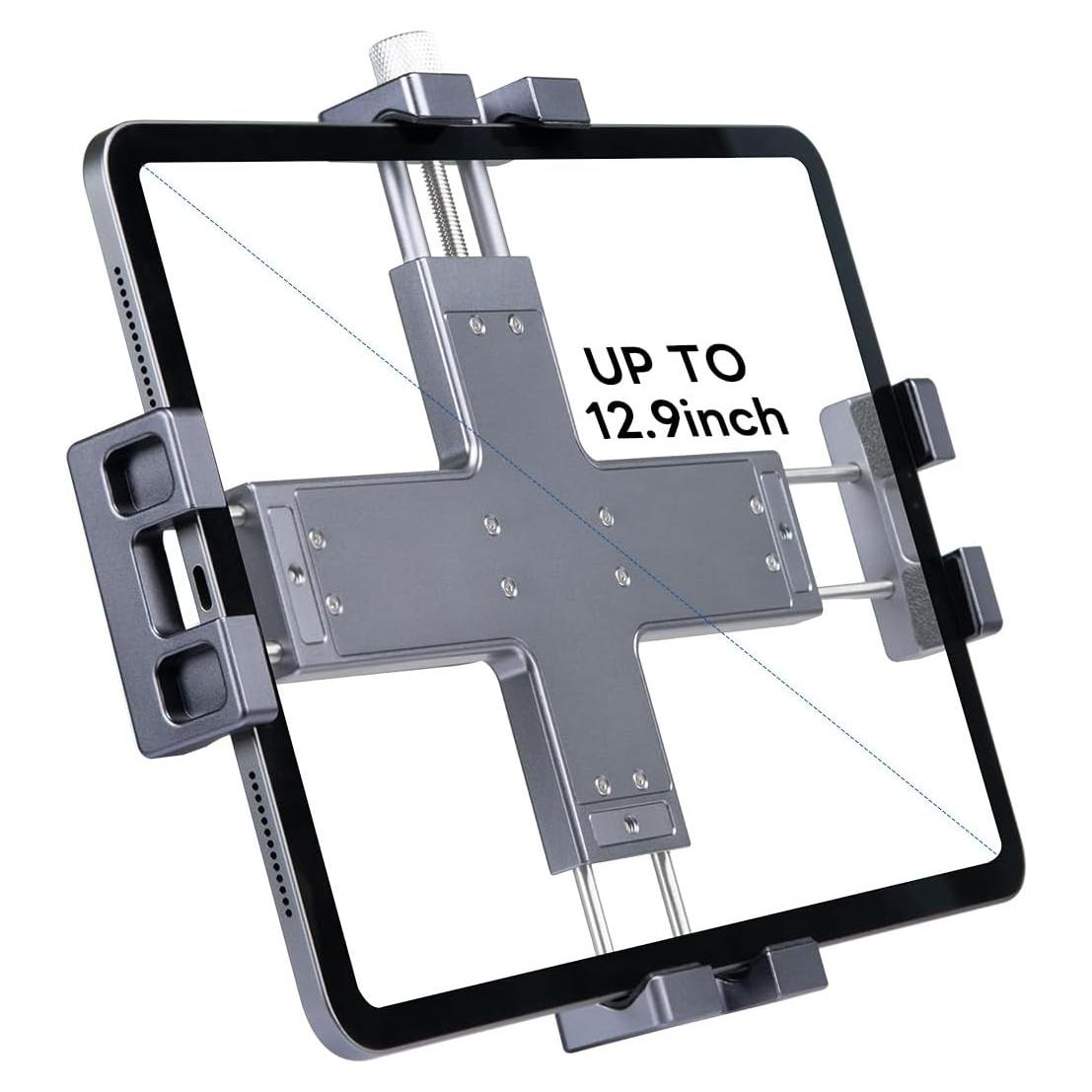 Soporte para Tableta FANAUE para Coche 360° Ajustable Plata