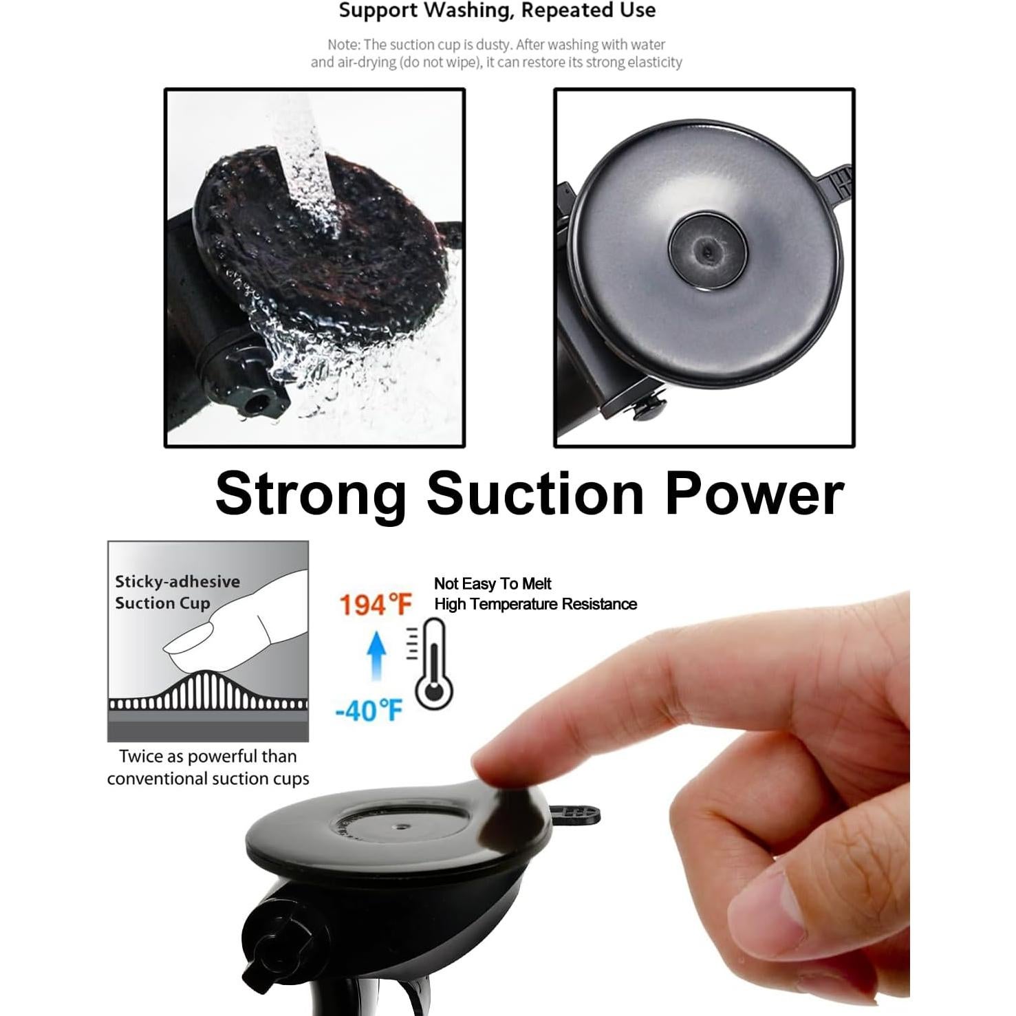 Soporte para Tablet en Coche Phichy 4.7-13" Ventosa Fuerte