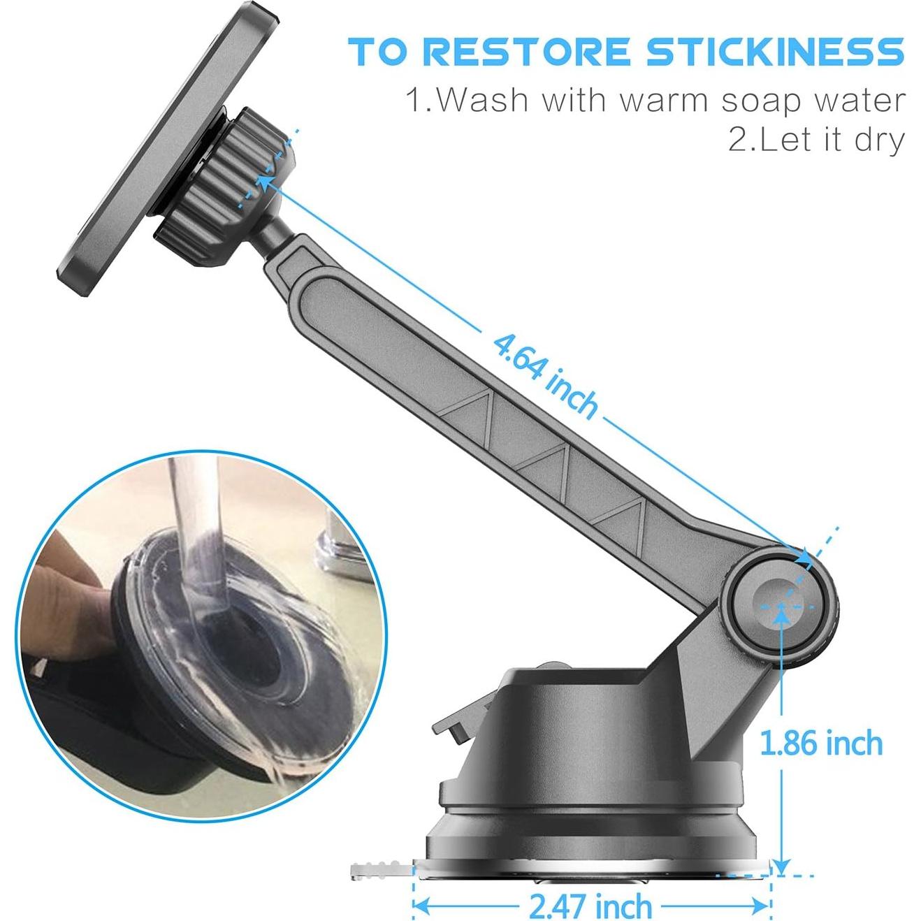 Soporte Magnético para Teléfono WixGear - Universal para Auto