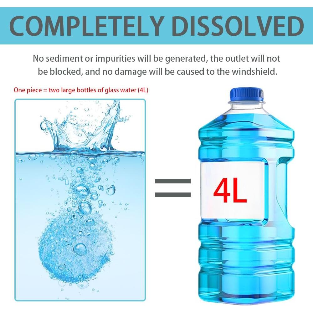 Tabletas de Lavado de Parabrisas Lyxheth - 50 Unidades