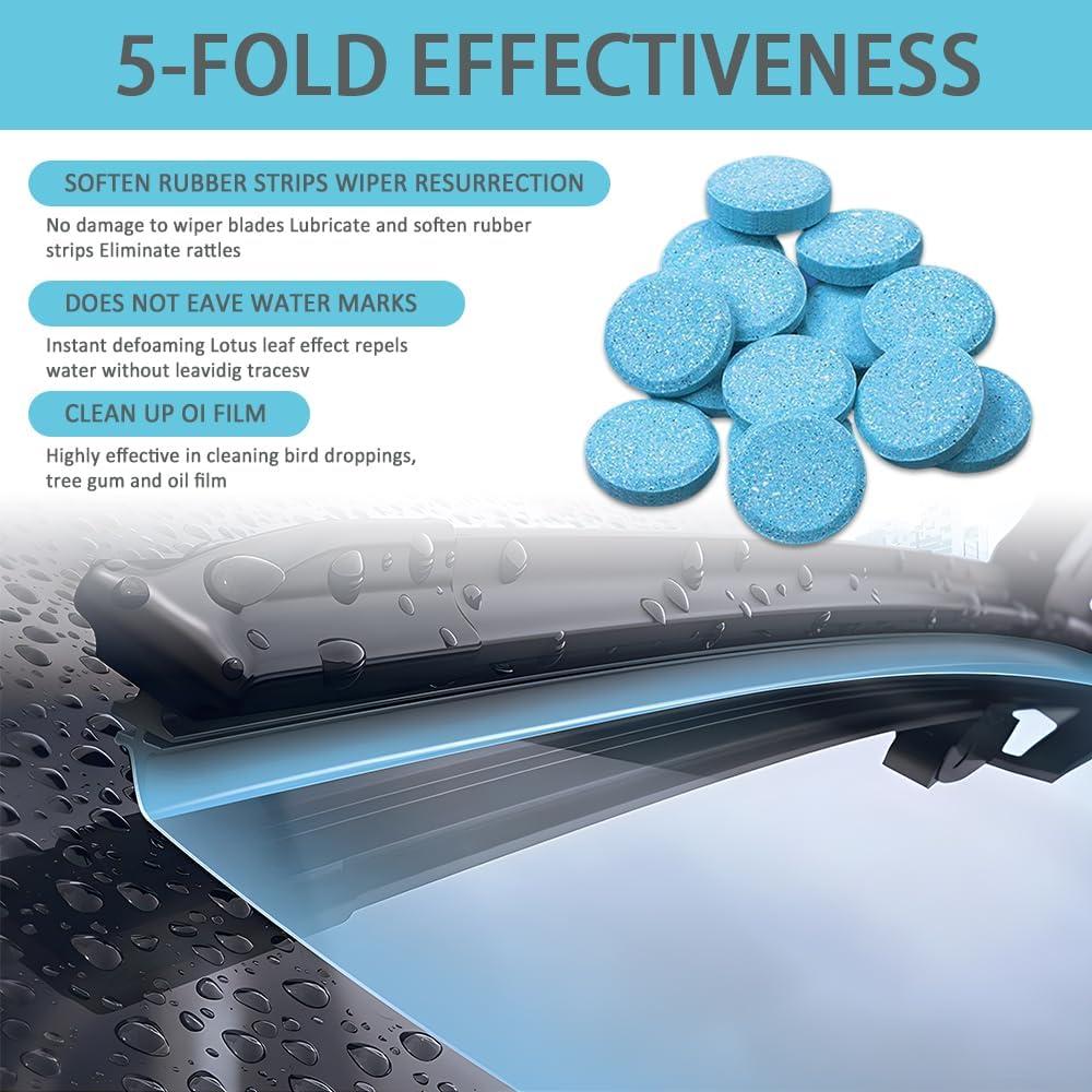 Tabletas de Lavado de Parabrisas Lyxheth - 50 Unidades