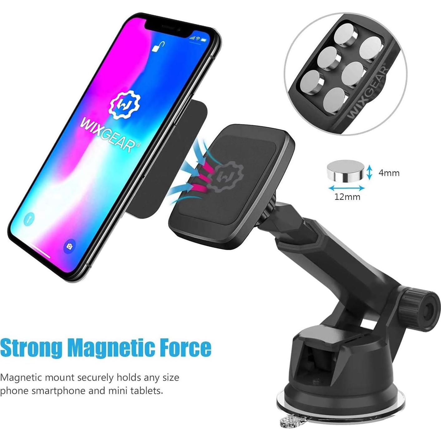 Soporte Magnético Universal WixGear para Teléfonos Móviles