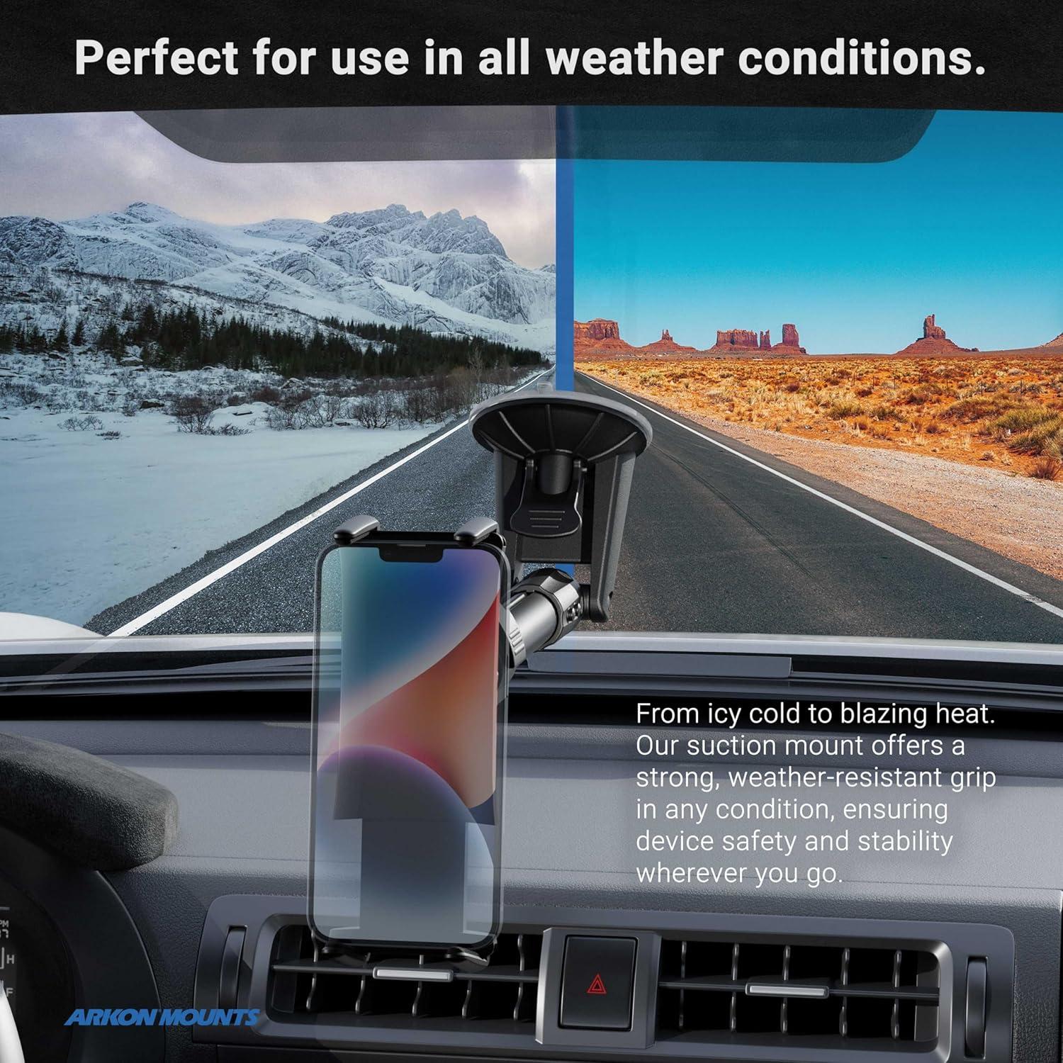 Soporte para Teléfono en el Coche Arkon SGN2-CM117 Ajustable