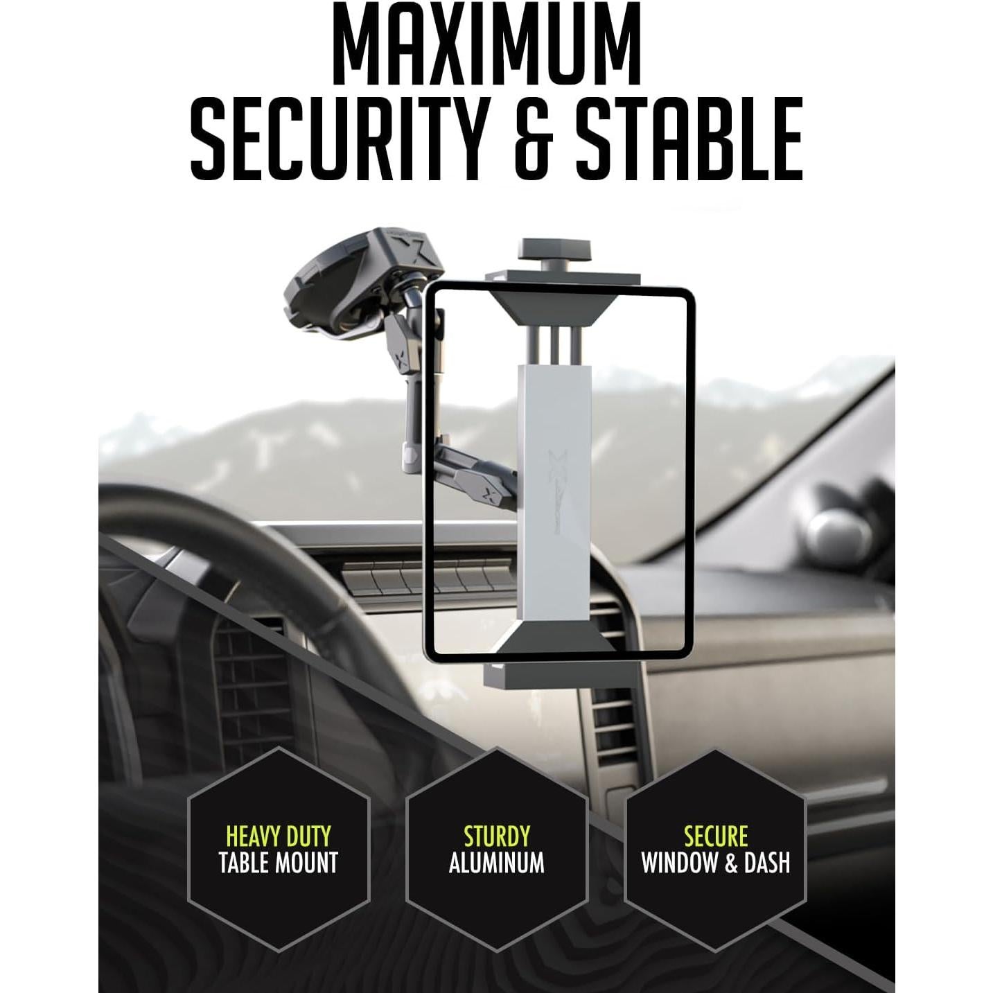 Soporte para Tablet Bracketron HD PRO para Coche y Camión 10"