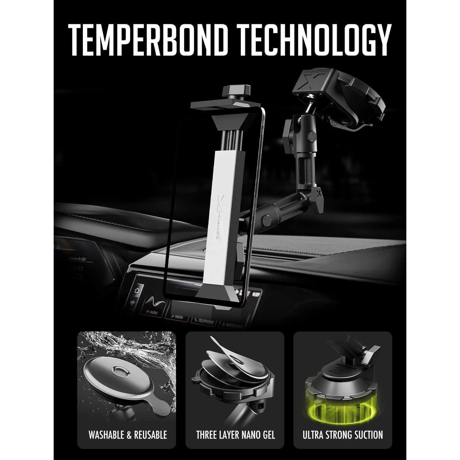 Soporte para Tablet Bracketron HD PRO para Coche y Camión 10"