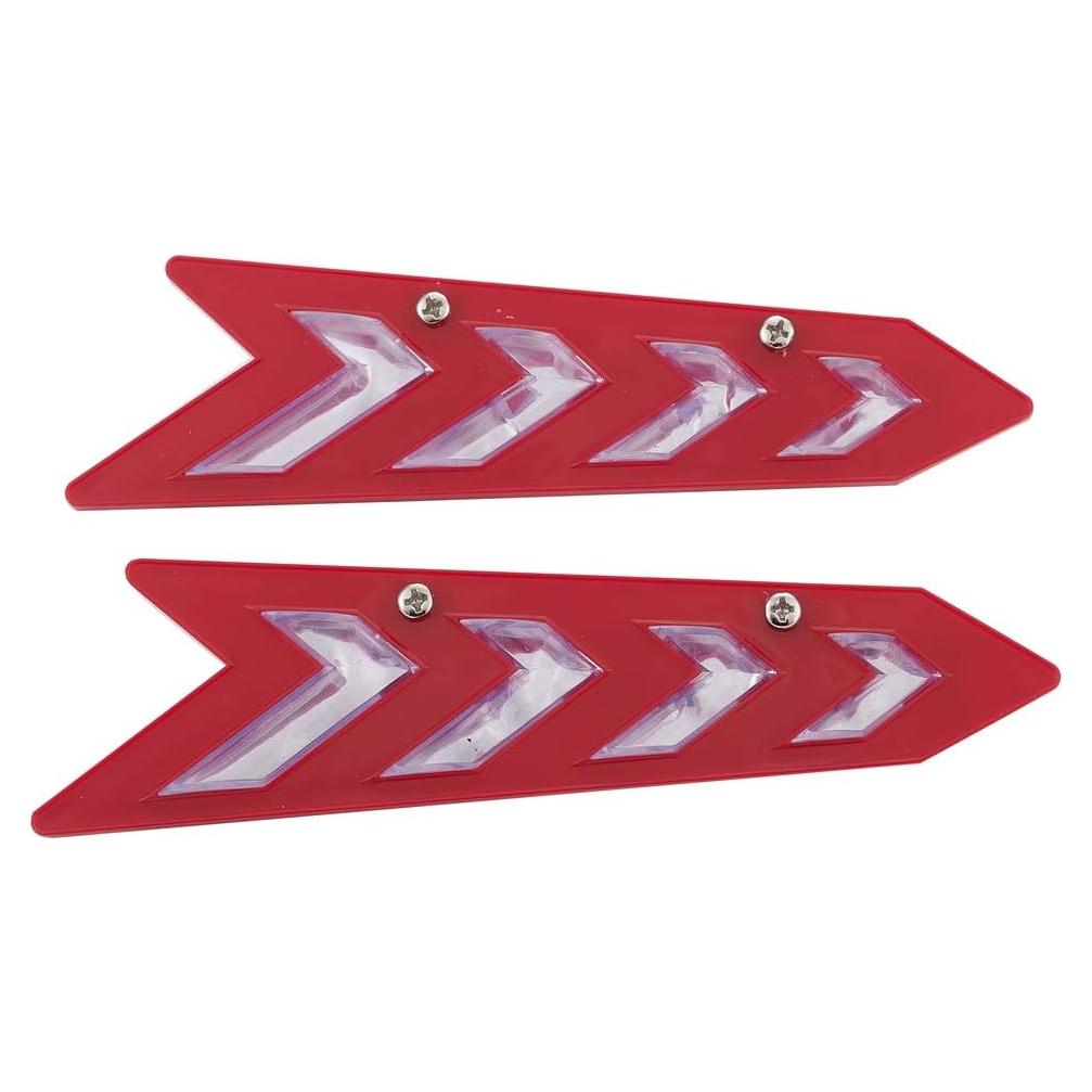 Soporte de Limpiaparabrisas Alerón ATMOMO Rojo 2 Pcs 17.5x4.5cm