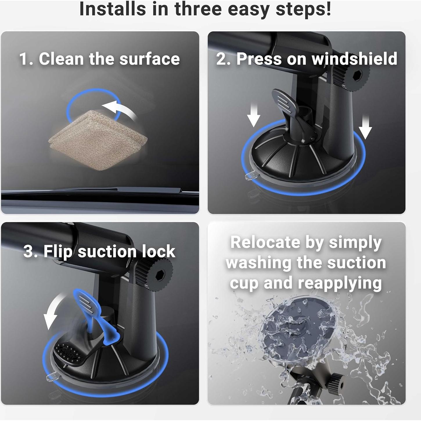 Soporte para Teléfono ARKON Slim-Grip Ultra para Parabrisas