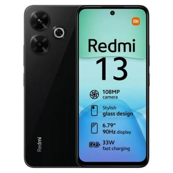 Xiaomi Redmi 13 4G LTE 256GB 8GB Cámara 108MP Negro