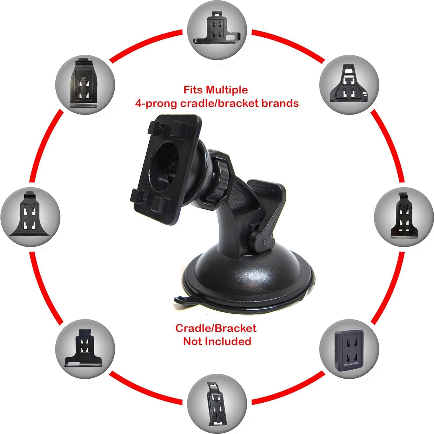 Soporte de Ventosa para GPS Ramtech 70mm Compatible con Xgody