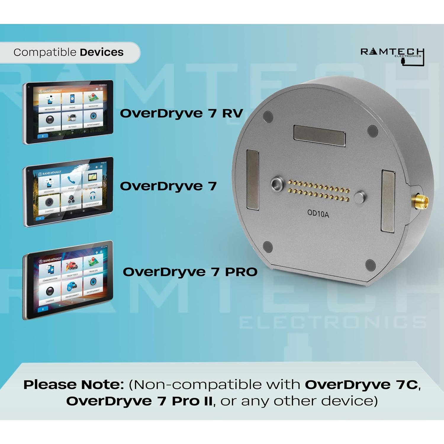 Montaje Magnético Rand McNally para OverDryve 7 y 7 Pro