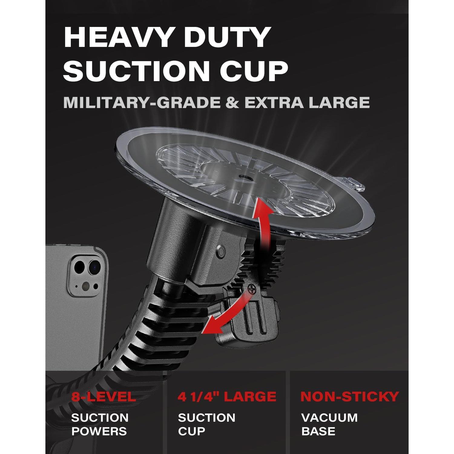 Soporte para Tableta APPS2Car con Ventosa Grande 10.8 cm