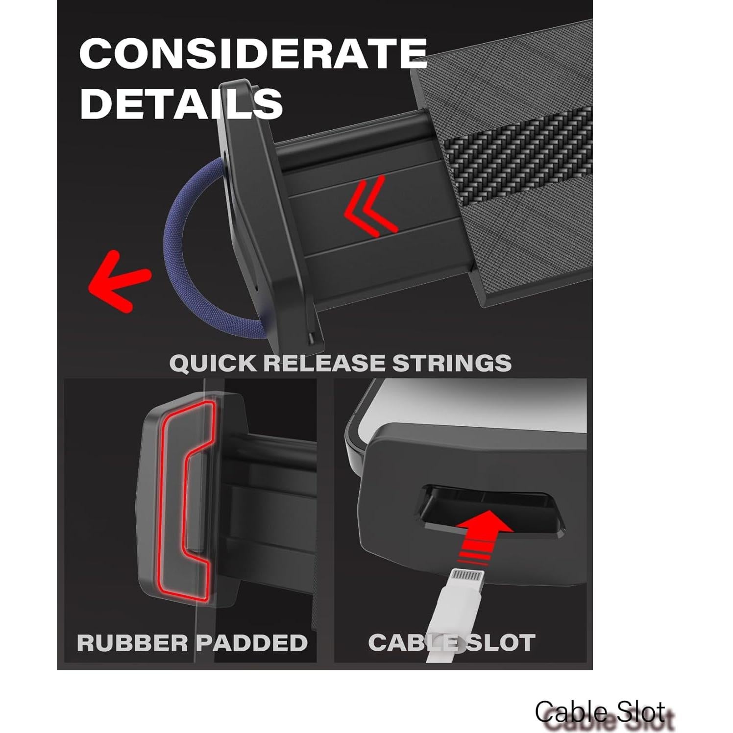 Soporte para Tableta APPS2Car con Ventosa Grande 10.8 cm