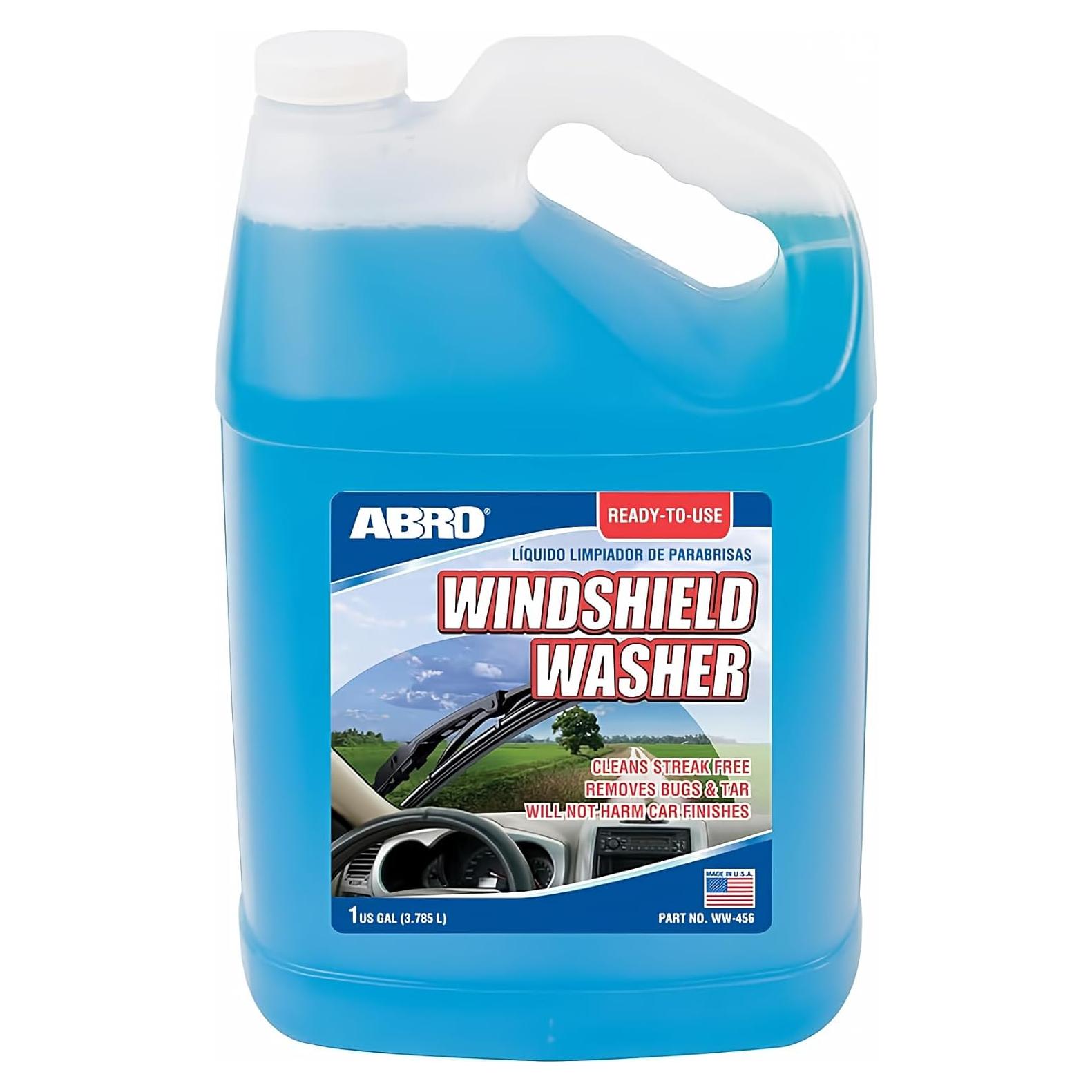 Líquido Limpiaparabrisas ABRO 3.78L Listo para Usar 2-en-1