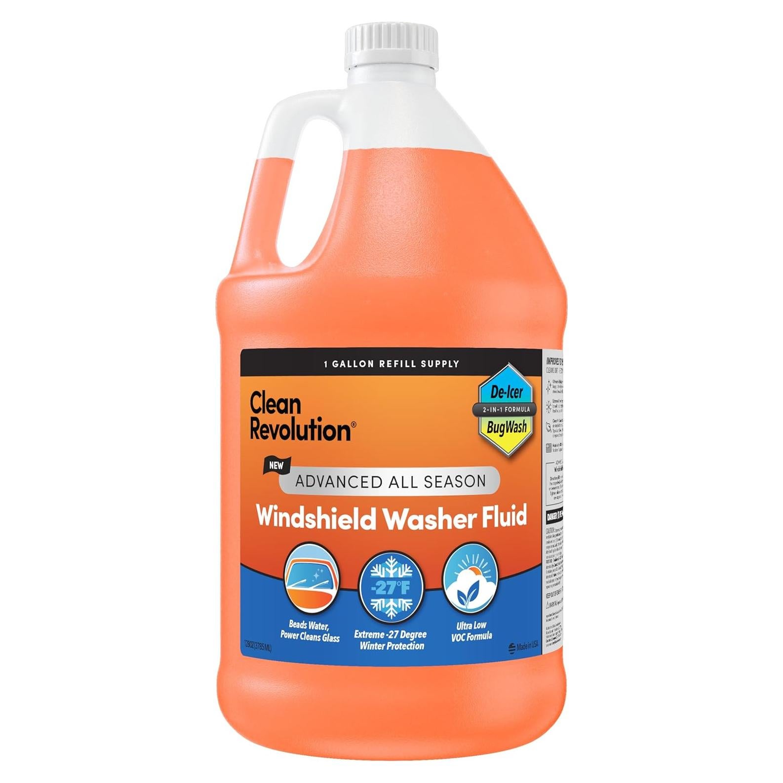 Líquido Limpiaparabrisas Clean Revolution 3.78L Ultra Bajo VOC