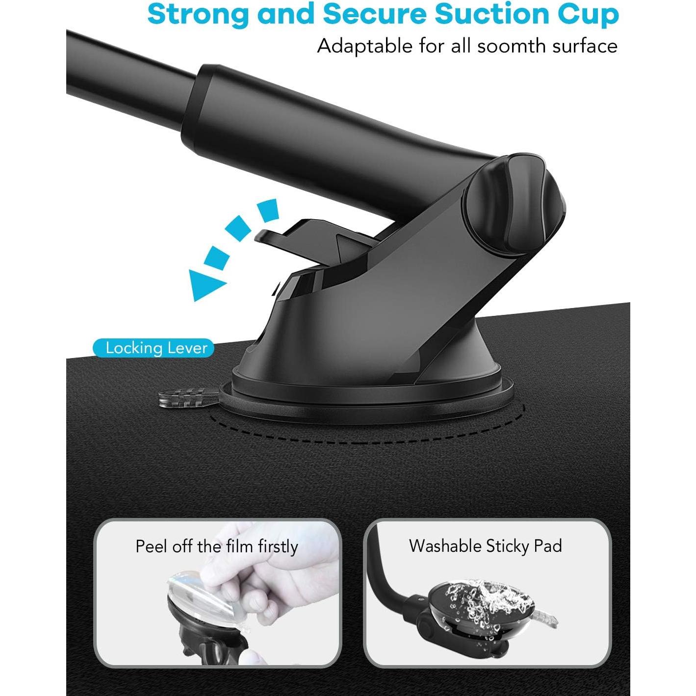 Soporte de Ventosa OQTIQ para Teléfono con Disco Adhesivo