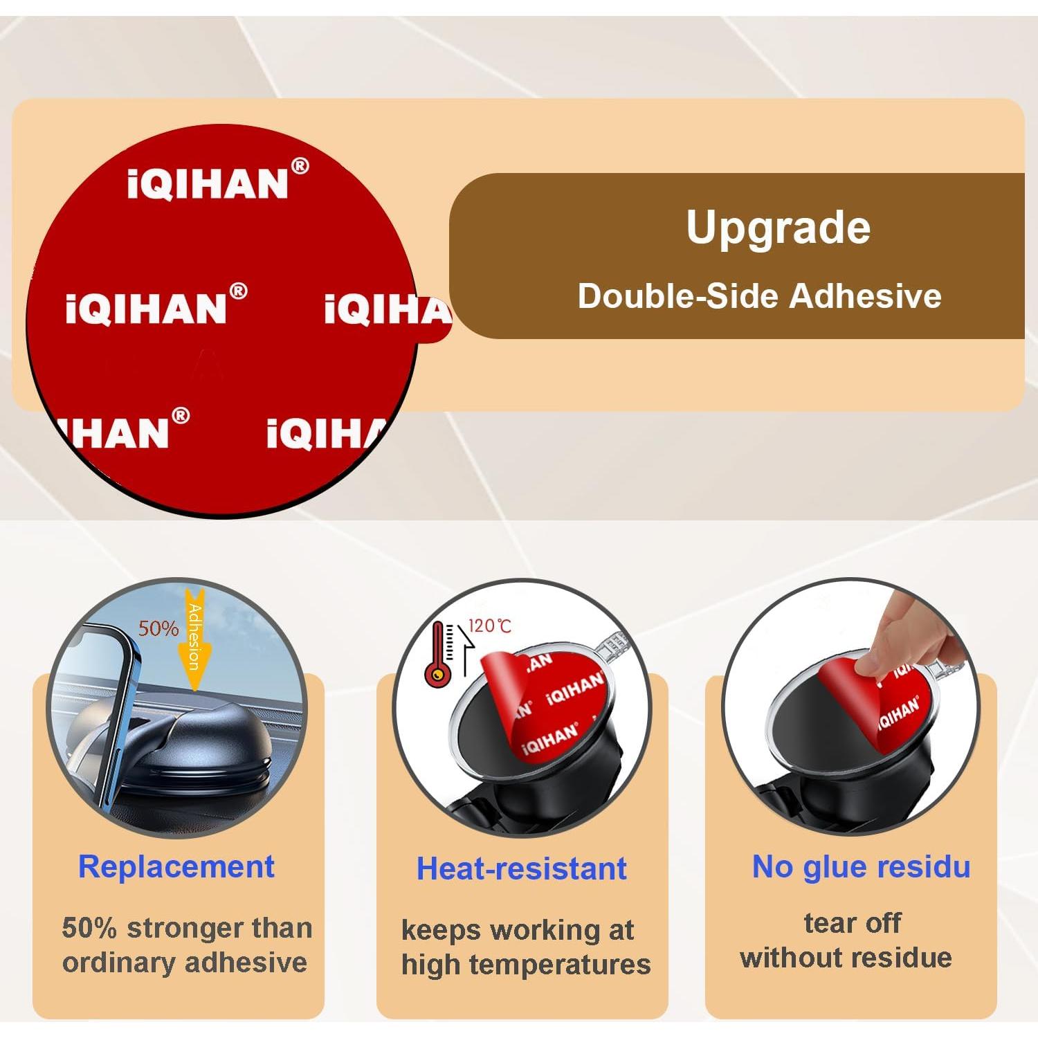 5 Almohadillas Adhesivas Doble Cara 70mm Promkig para Ventosa