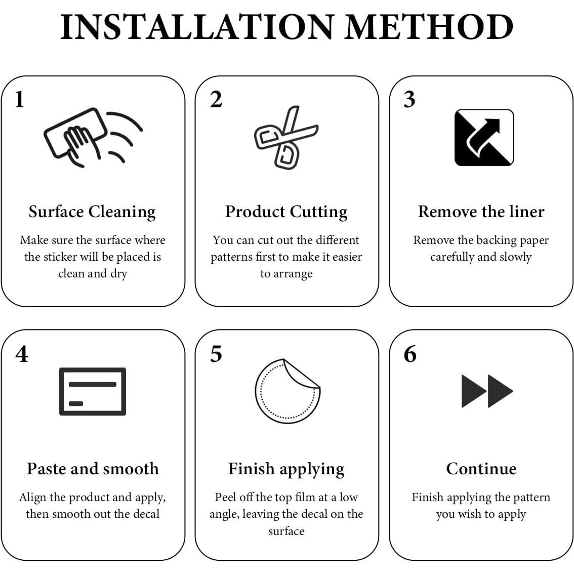 Calcomanías de Auto Familiar SHMZK 25x20cm Impermeable