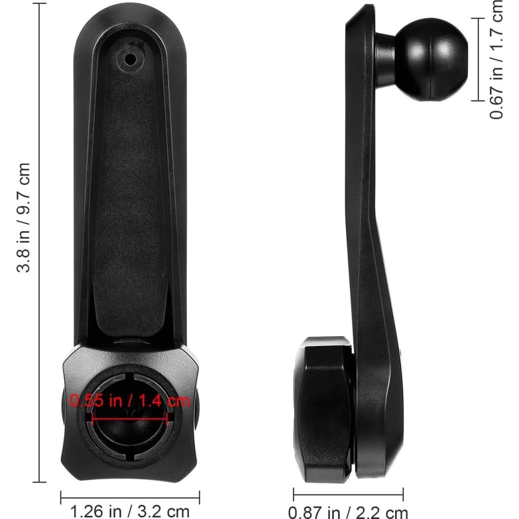 Soporte para teléfono IMIKEYA con varilla de extensión negra