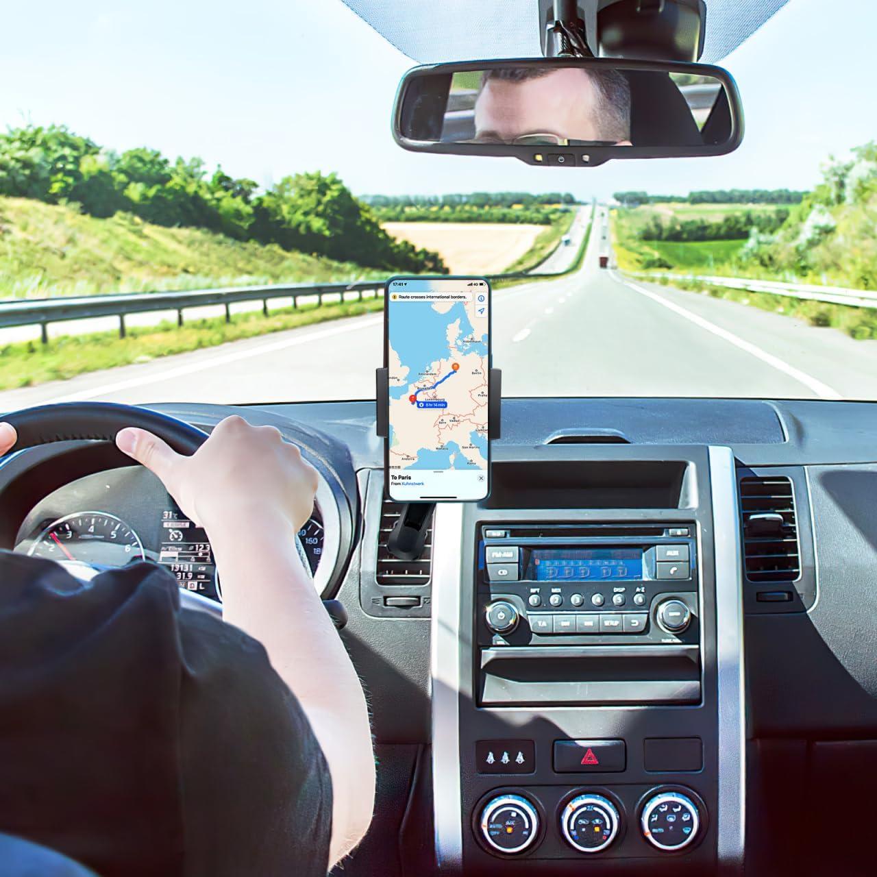 Soporte para teléfono IMIKEYA con varilla de extensión negra