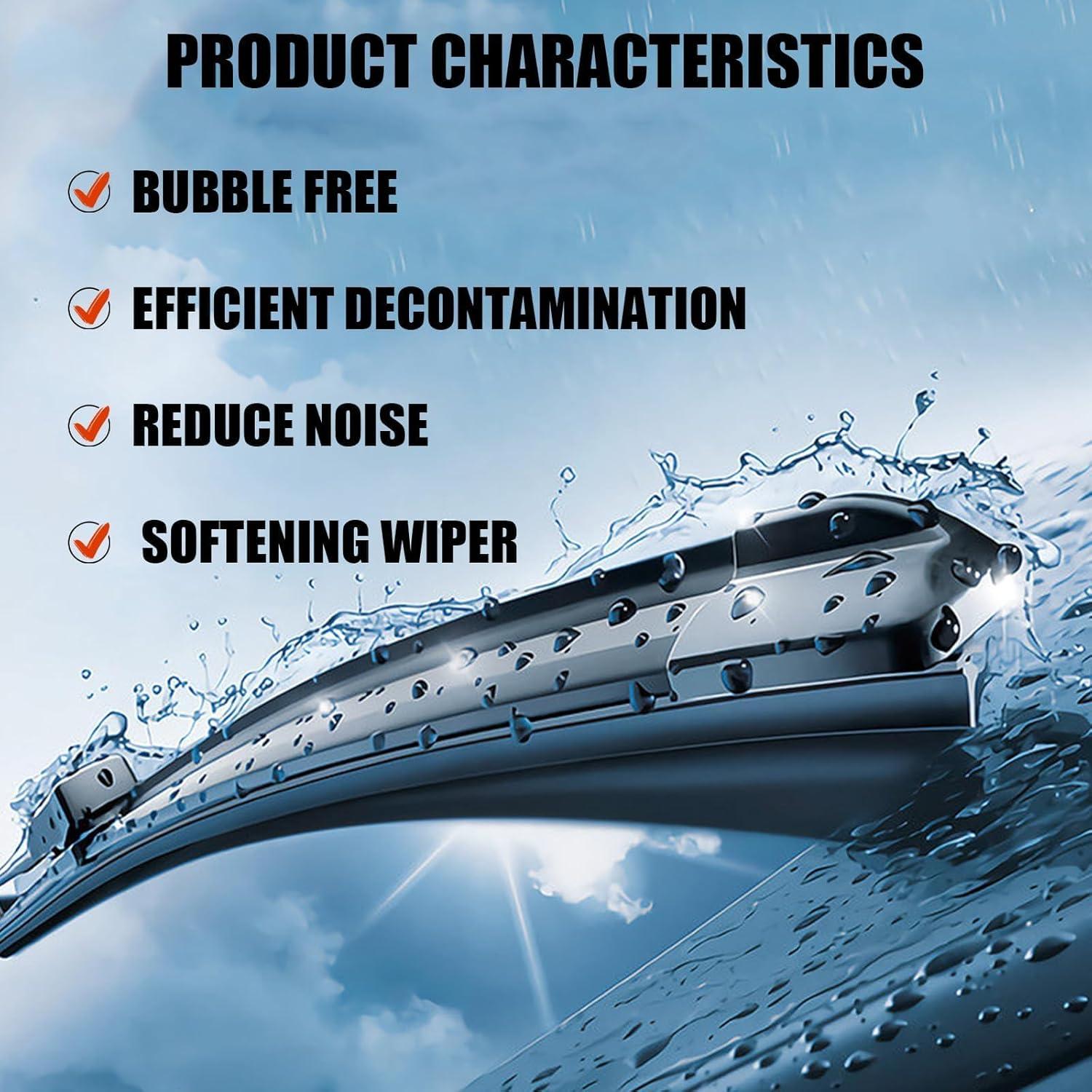 50 Tabletas Efervescentes Limpiaparabrisas Auto - Concentrado