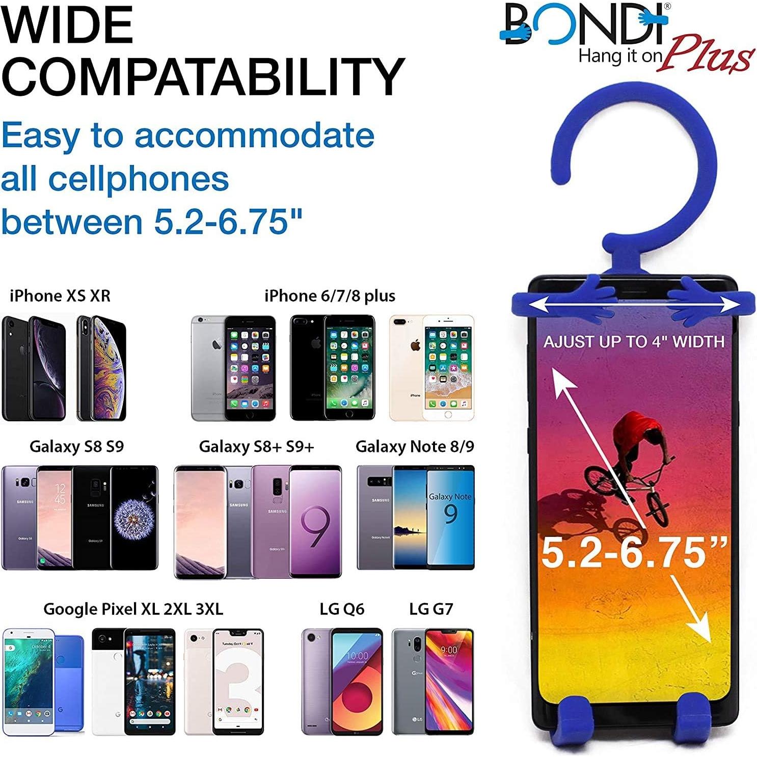 Soporte para Teléfono Bondi Plus Flex Ajustable - Azul