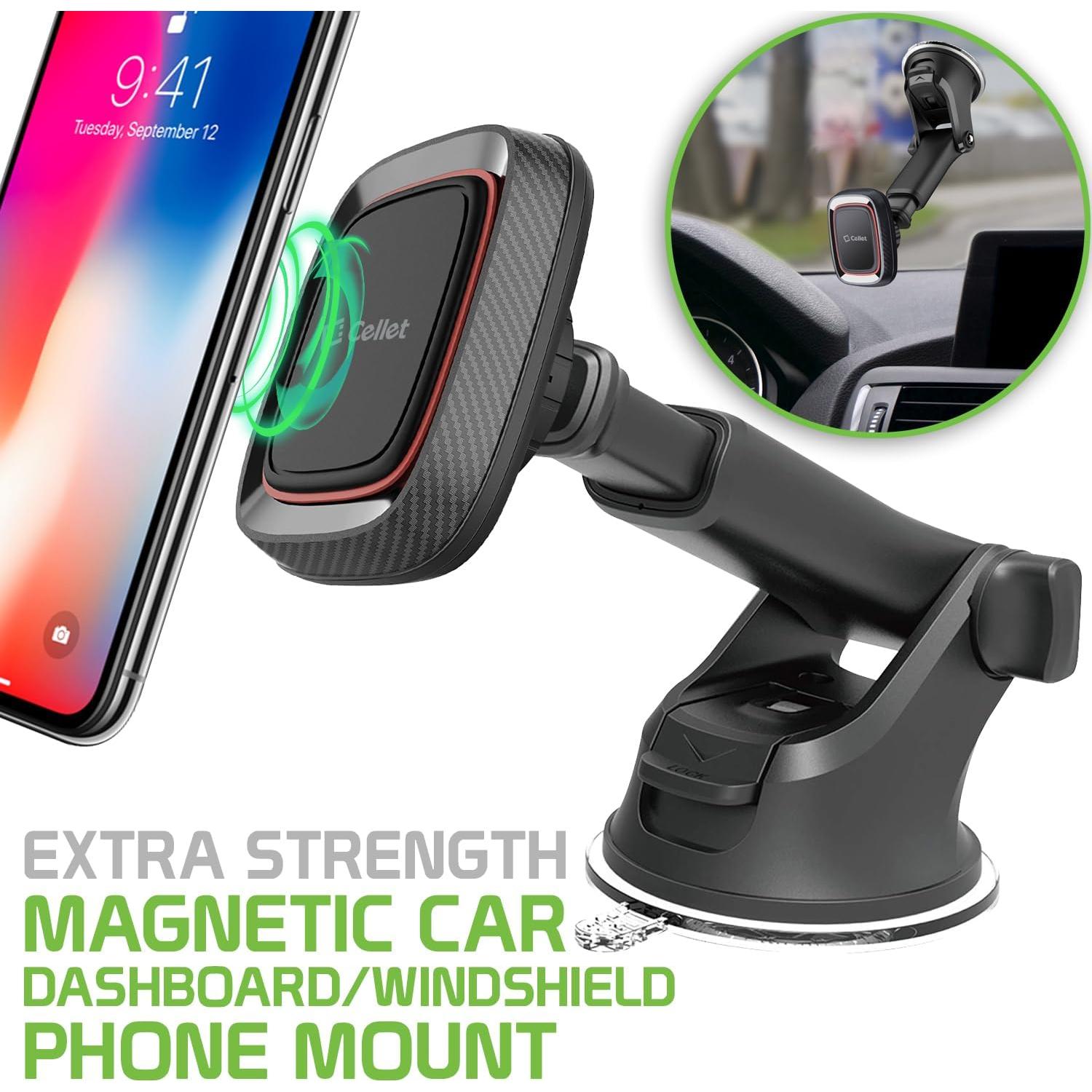 Soporte Magnético para Teléfono de Auto Cellet, Brazo Telescópico