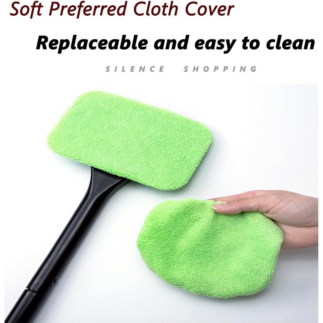 Limpiador de Parabrisas de Microfibra Silence Shopping con 2 Paños